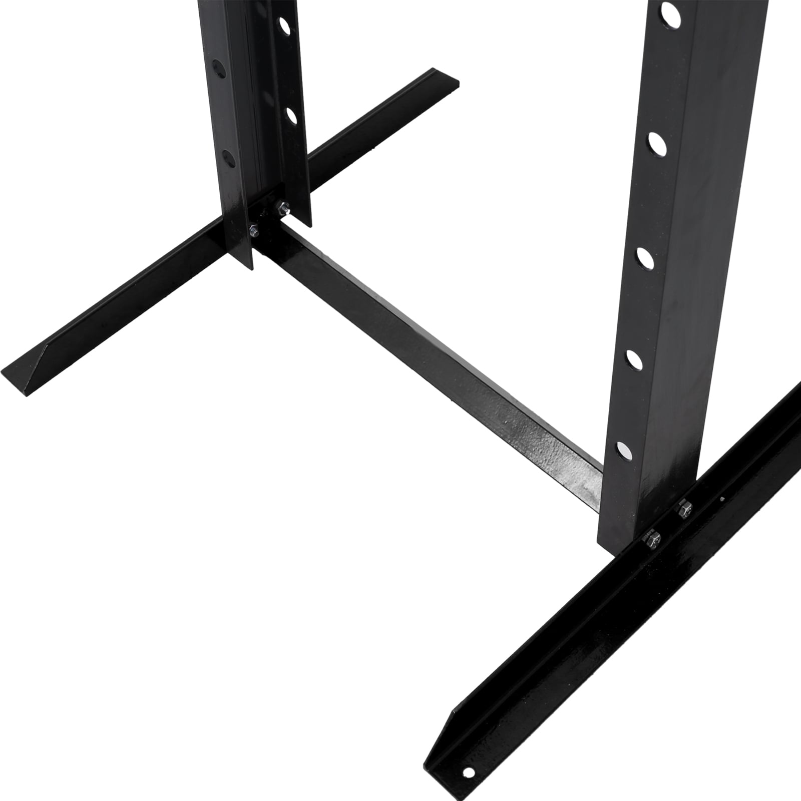 Prensa Hidráulica de Montaje en el Piso de 12 toneladas de Capacidad Maocao Hoom con Placas de Presión, Prensa de Piso de Garaje en Forma de H, Altura de Mesa de Trabajo Ajustable, Negro FZ-66968