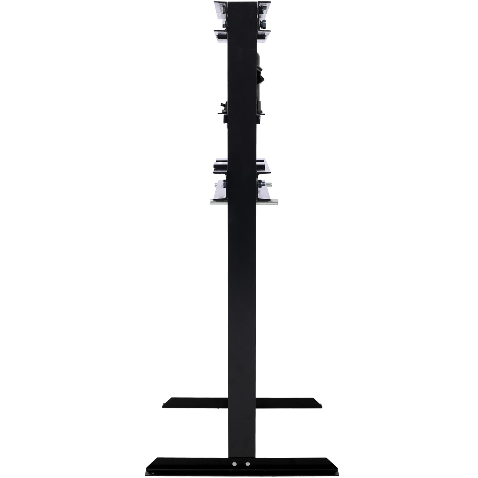 Prensa Hidráulica de Montaje en el Piso de 12 toneladas de Capacidad Maocao Hoom con Placas de Presión, Prensa de Piso de Garaje en Forma de H, Altura de Mesa de Trabajo Ajustable, Negro FZ-66968