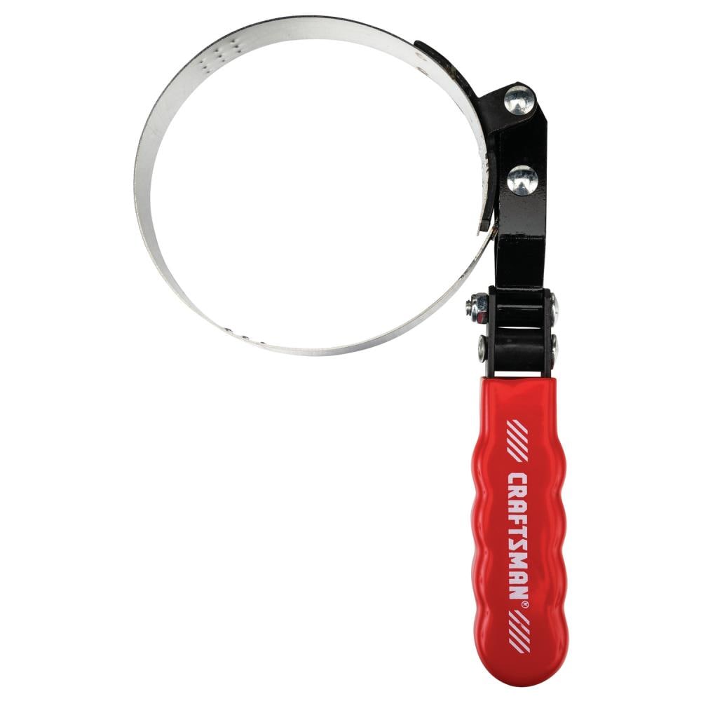 Llave para filtro de aceite de acero inoxidable CRAFTSMAN de 3-3/4 a 4-3/8 pulgadas