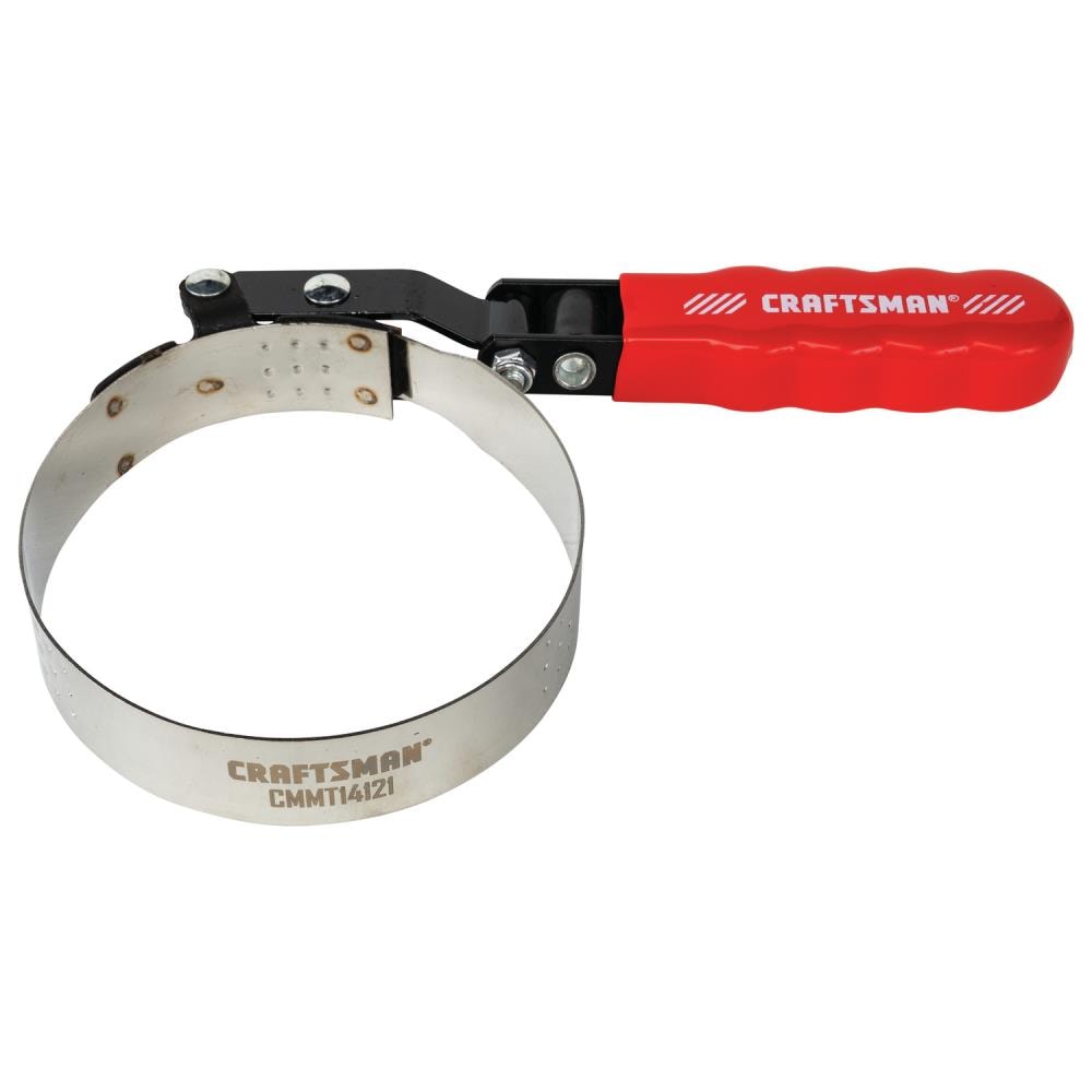 Llave para filtro de aceite de acero inoxidable CRAFTSMAN de 3-3/4 a 4-3/8 pulgadas