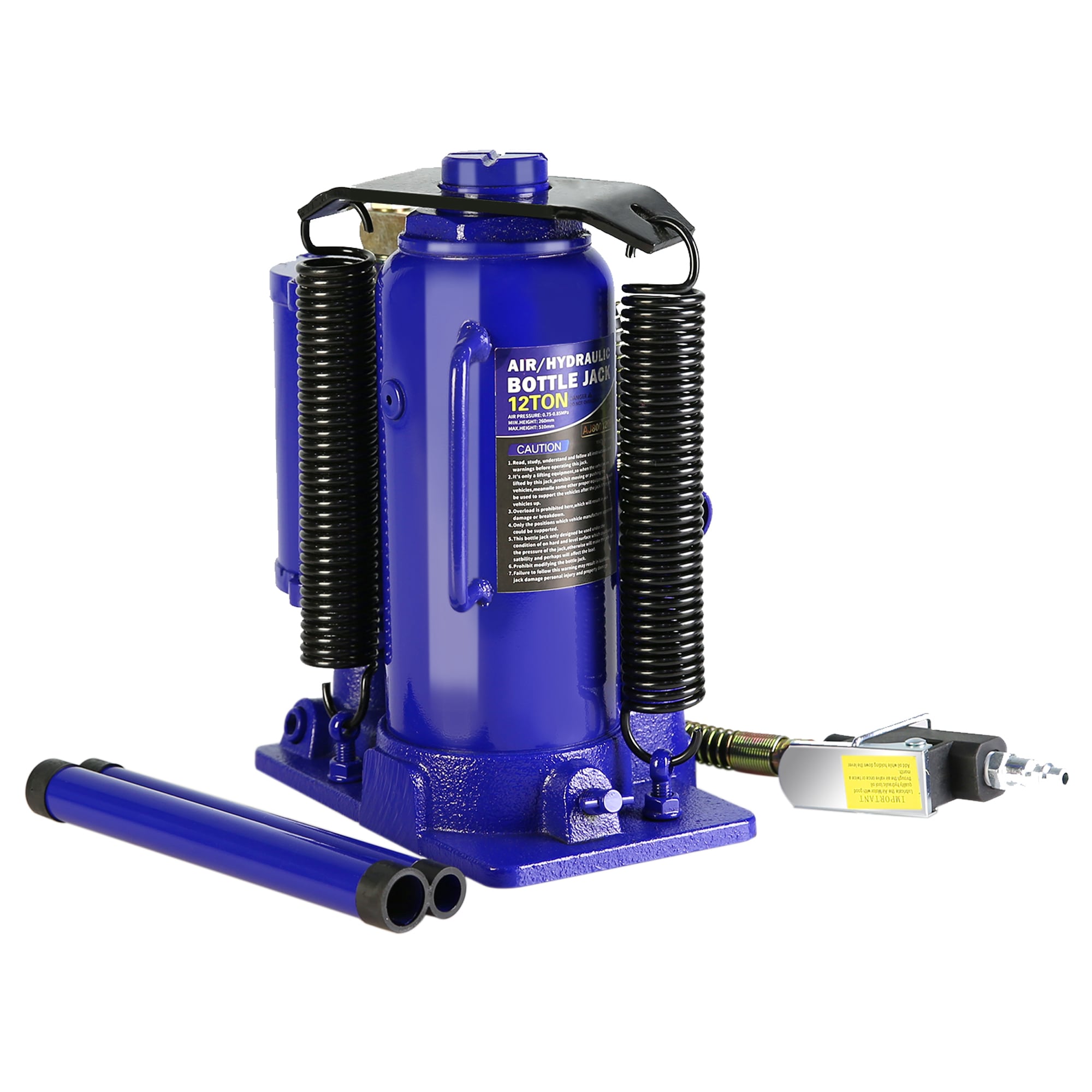 Gato hidráulico de botella Gaierptone Azul de 12 toneladas de acero CRX24RVZYS3