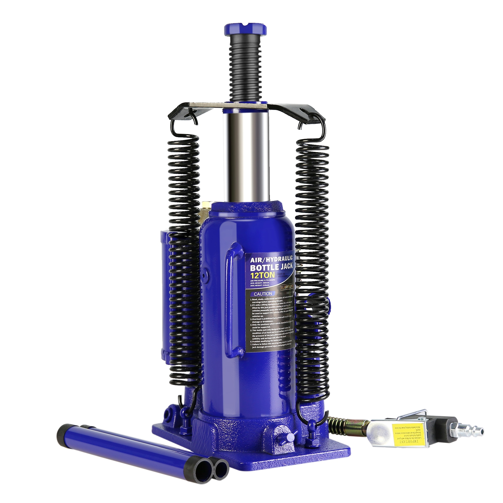 Gato hidráulico de botella Gaierptone Azul de 12 toneladas de acero CRX24RVZYS3