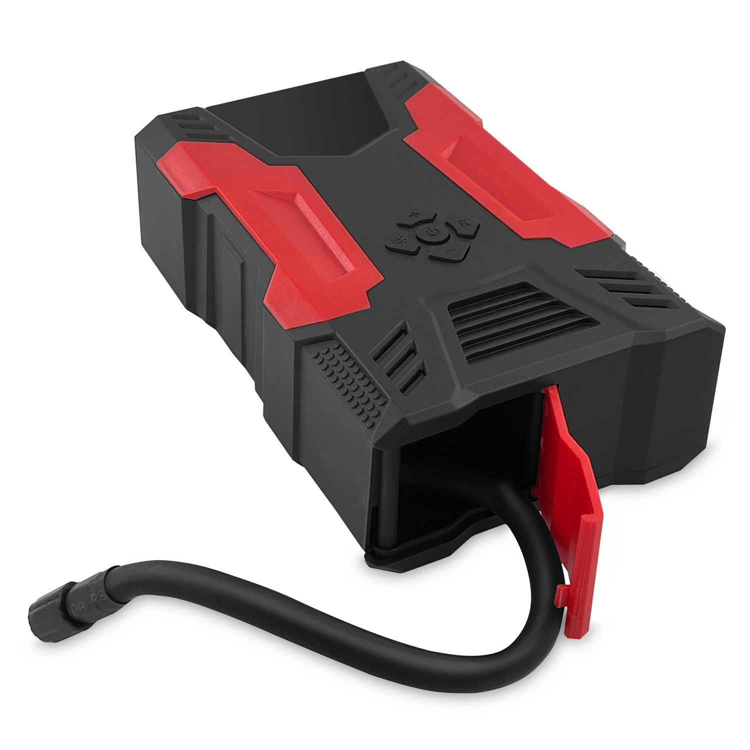 Arrancador Digital con Compresor de Aire 3000 Amperios y 14.8 Voltios - Arrancador Portátil de Batería para Coche con Pantalla Digital A23