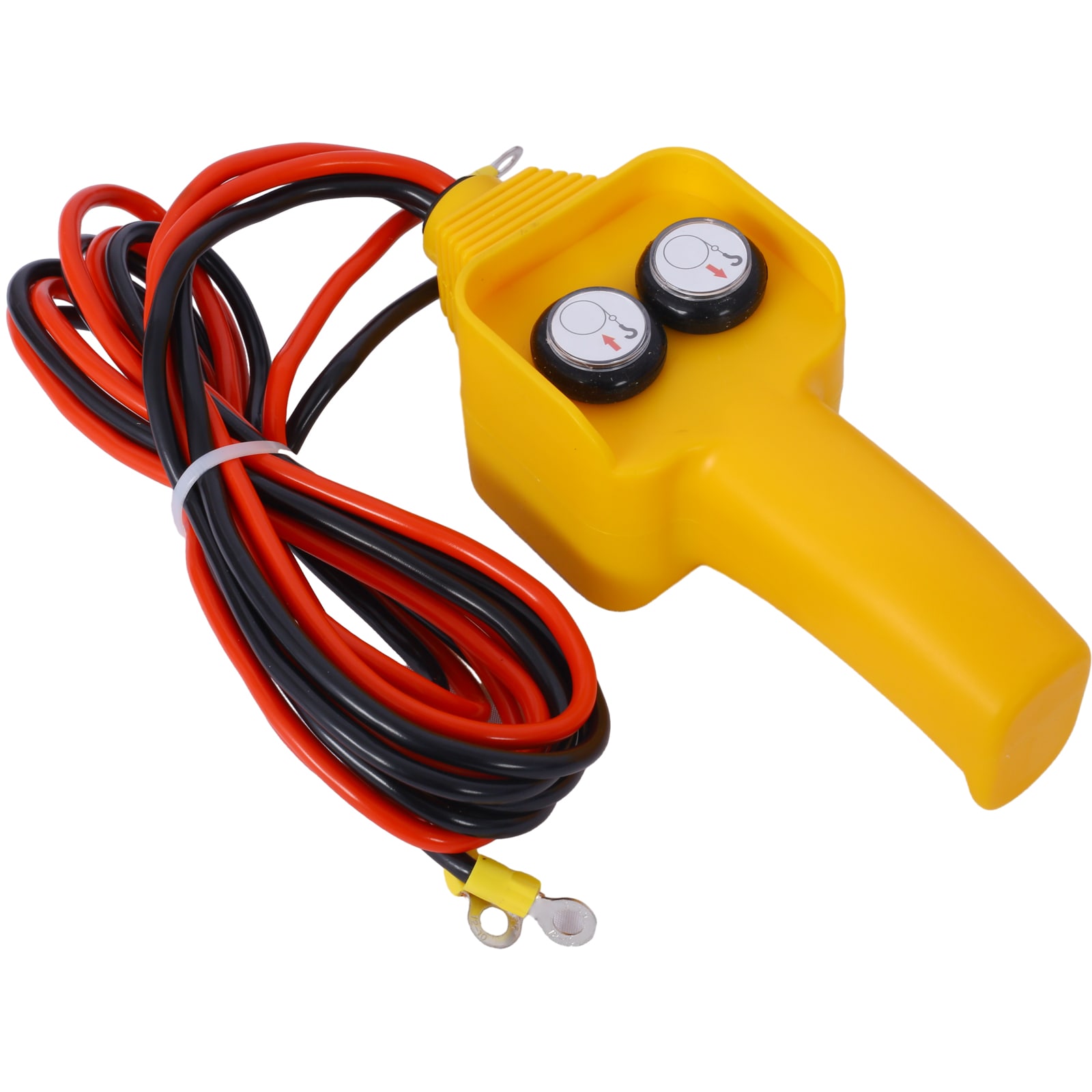 Malacate Eléctrico 12v 2000lb para ATV/UTV Siavonce Resistente al Agua con Cable de Acero, ideal para remolque de ATV UTV fuera de carretera.