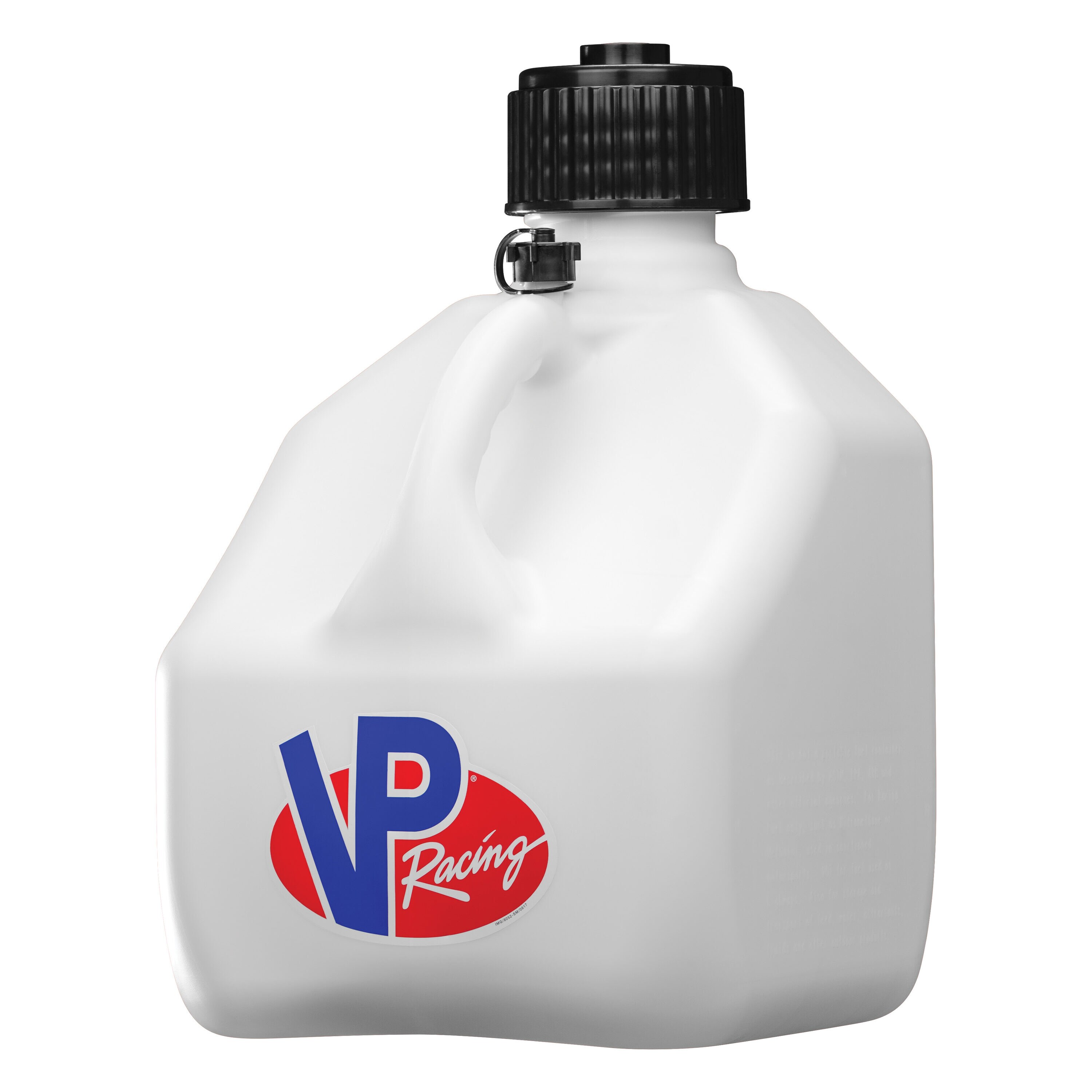 Bidón utilitario de 3 galones en blanco de VP Racing Fuels con manguera de lujo 4173-CA