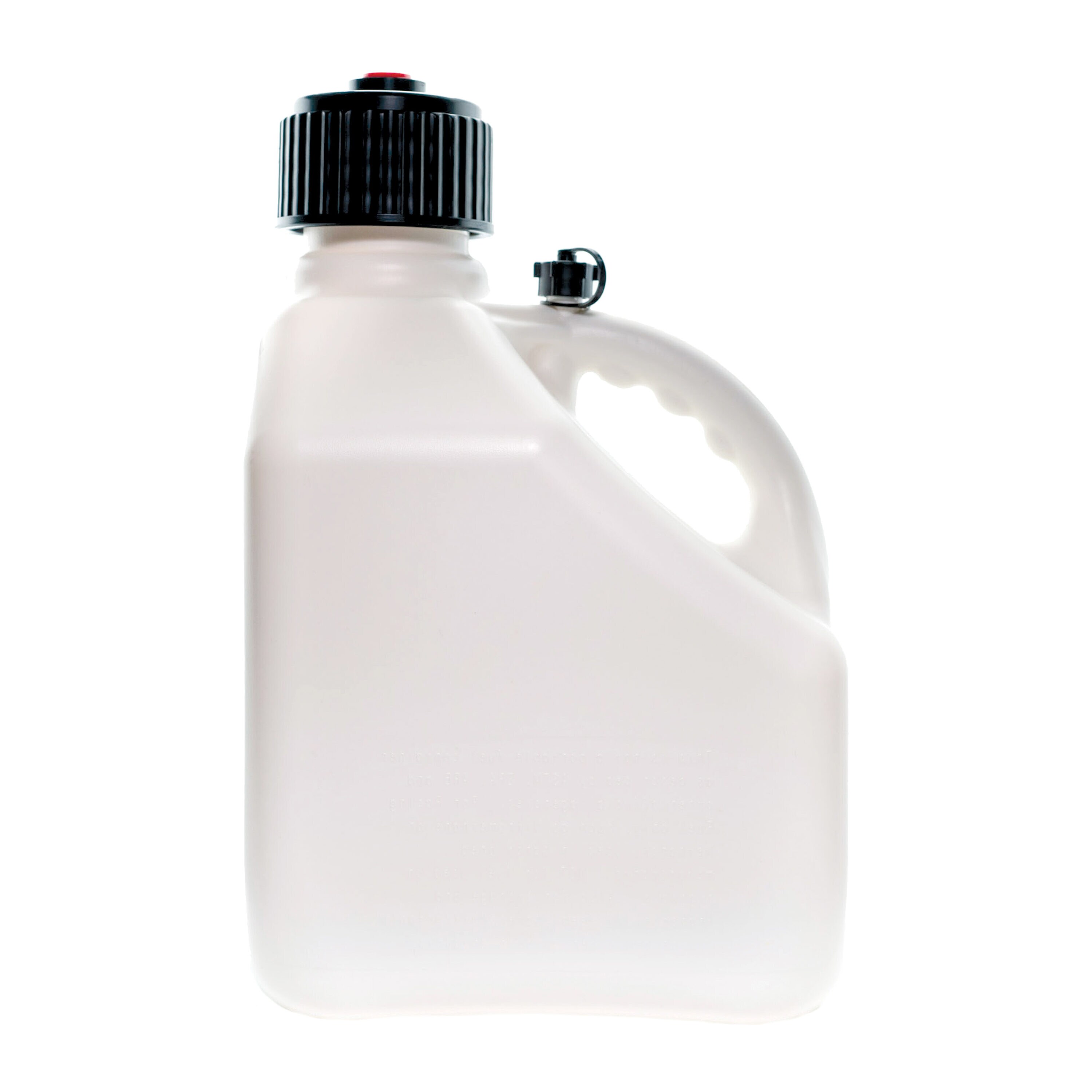Bidón utilitario de 3 galones en blanco de VP Racing Fuels con manguera de lujo 4173-CA