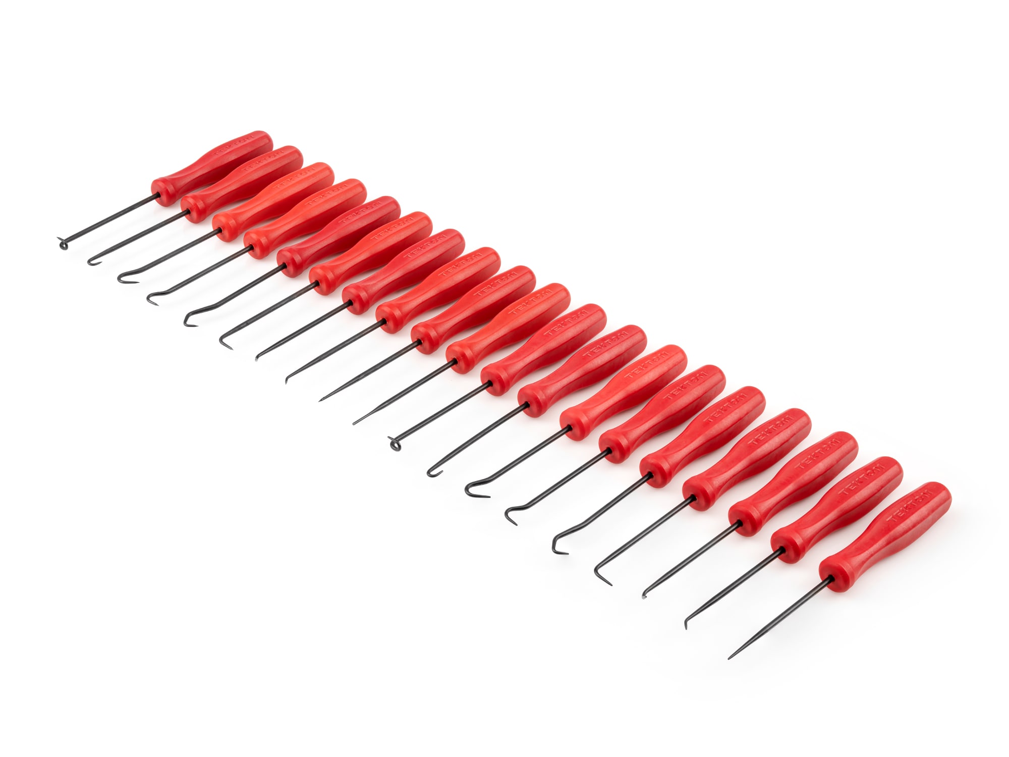 Set de Ganchos y Puntas Automotrices TEKTON de 19 Piezas (10 puntas afiladas y 9 puntas roma) PNH90002
