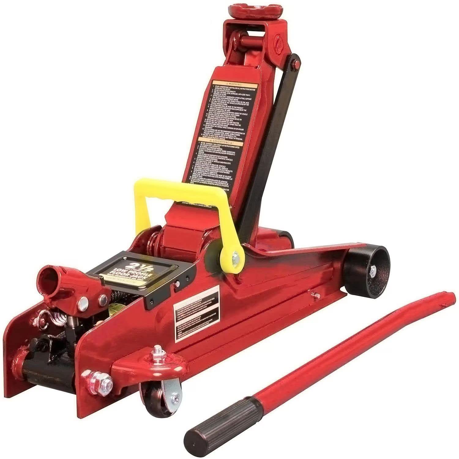 Gato hidráulico de tijera Torin Rojo de 2.5 toneladas - TORT825051R