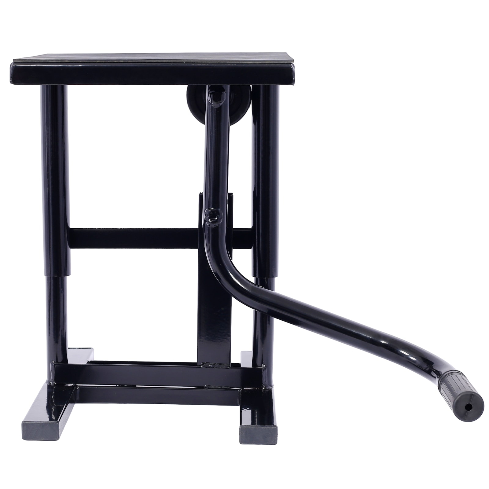 Elevador de motocicletas y soportes para motocicleta de tierra Kahomvis, soporte de gato de elevación de acero con altura ajustable de 11-16.5 pulgadas y capacidad de carga de 330 libras. Resistente y duradero en acero negro.