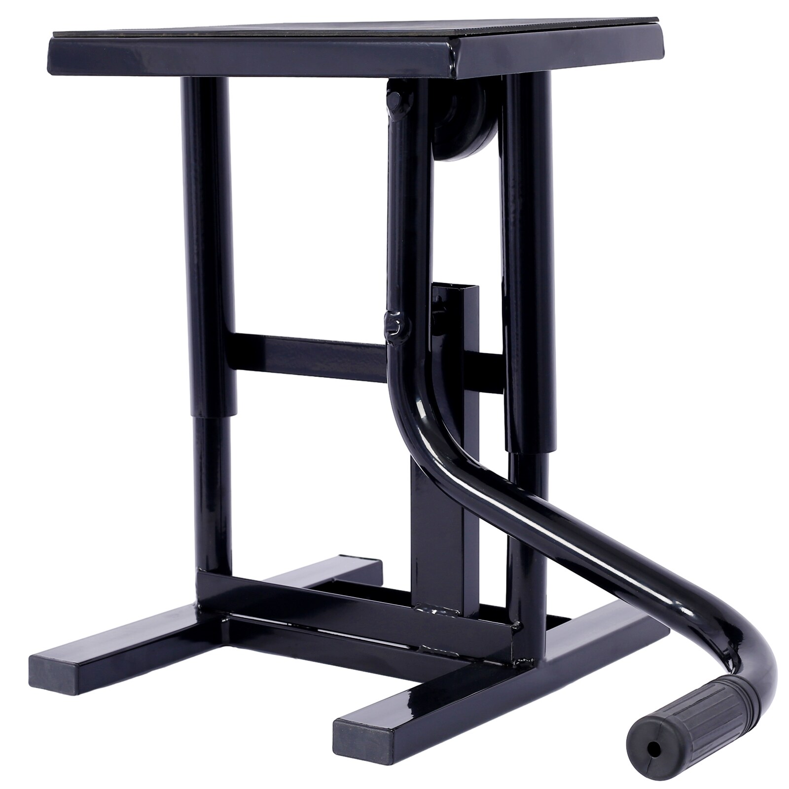 Elevador de motocicletas y soportes para motocicleta de tierra Kahomvis, soporte de gato de elevación de acero con altura ajustable de 11-16.5 pulgadas y capacidad de carga de 330 libras. Resistente y duradero en acero negro.