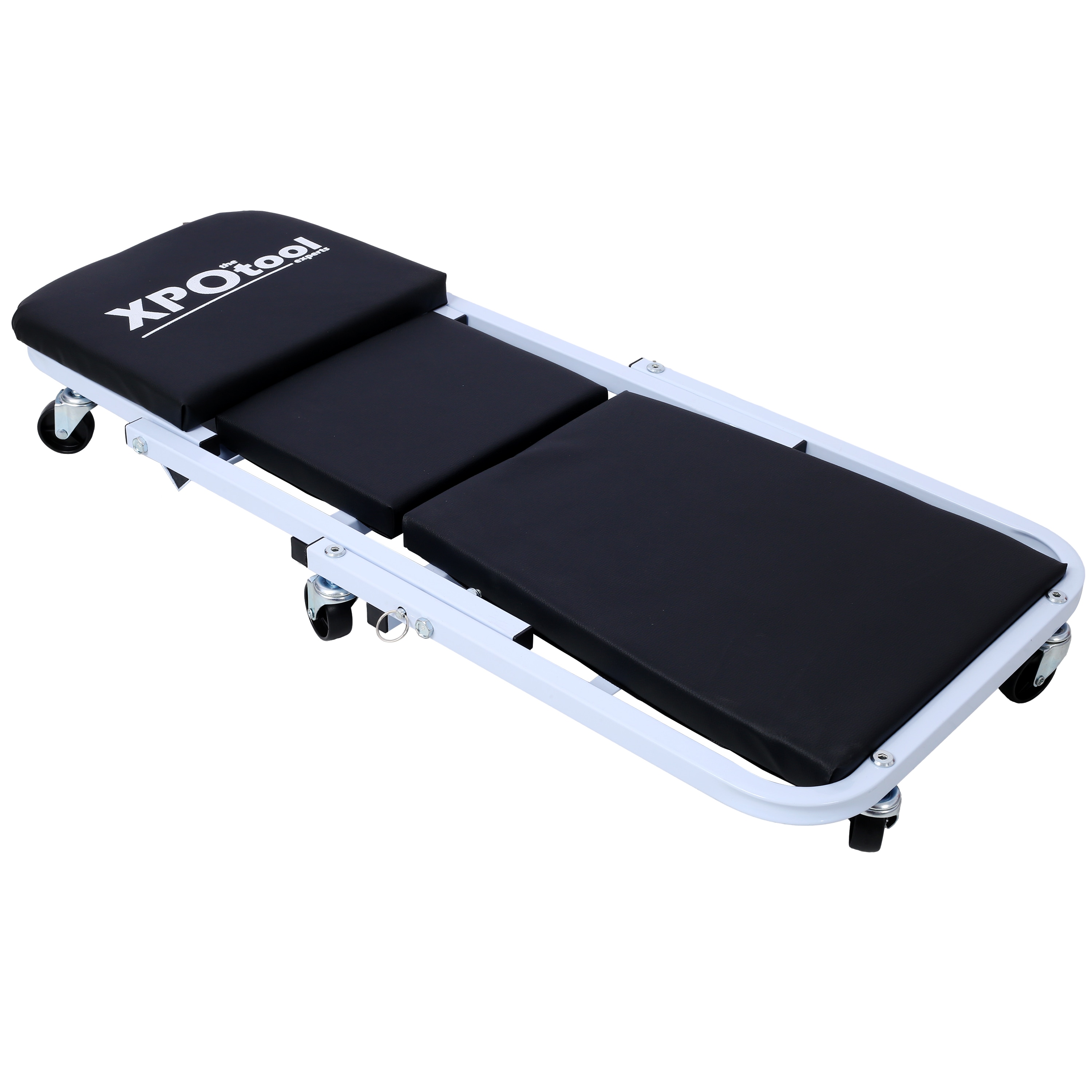 Rodillo mecánico Kahomvis, regalo para el garaje, asiento Z de rodillo mecánico de 36 pulgadas, regalos 2 en 1 para mecánicos, capacidad de 300 libras, rodillo de perfil bajo con 6 ruedas en el garaje/tienda para regalo del Día del Padre, negro GH-QP214-606.