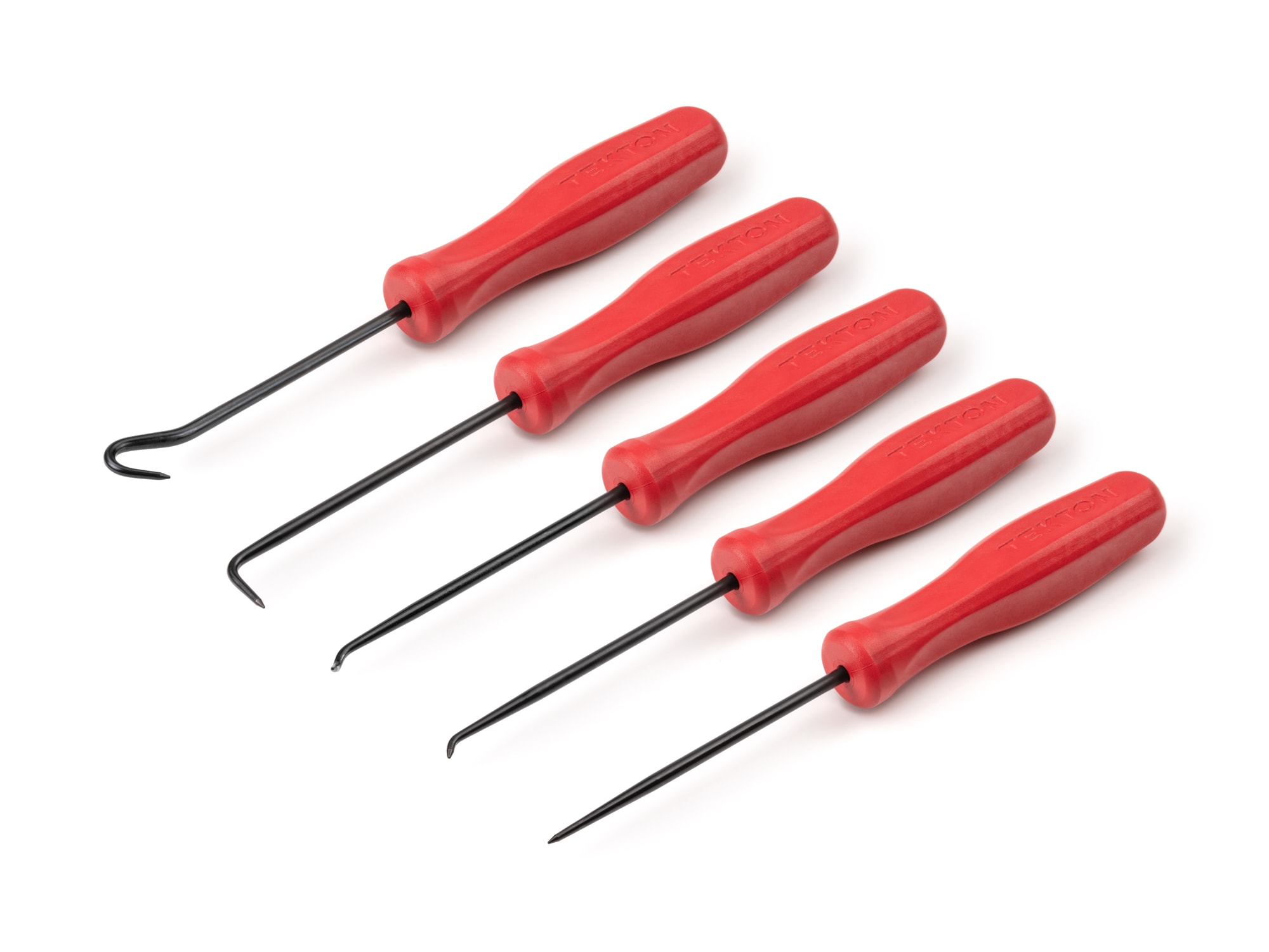 Juego de 5 ganchos y punzones automotrices TEKTON (3 punzones y 2 ganchos - puntas romas) PNH90403