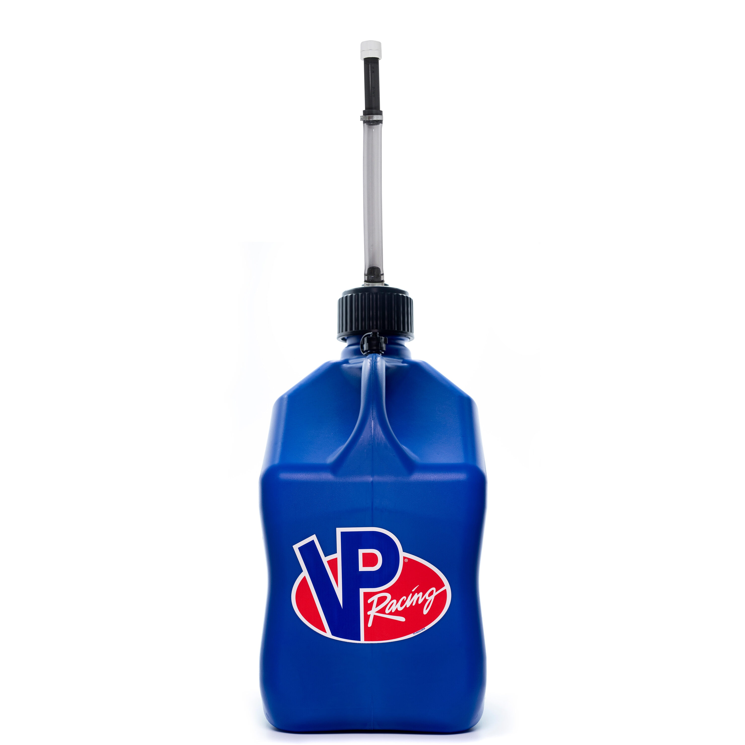 Bidón de Utilidad para Contenedores de Motorsport de 5.5 Galones en Azul con Manguera de Lujo 3536-CA de VP Racing Fuels