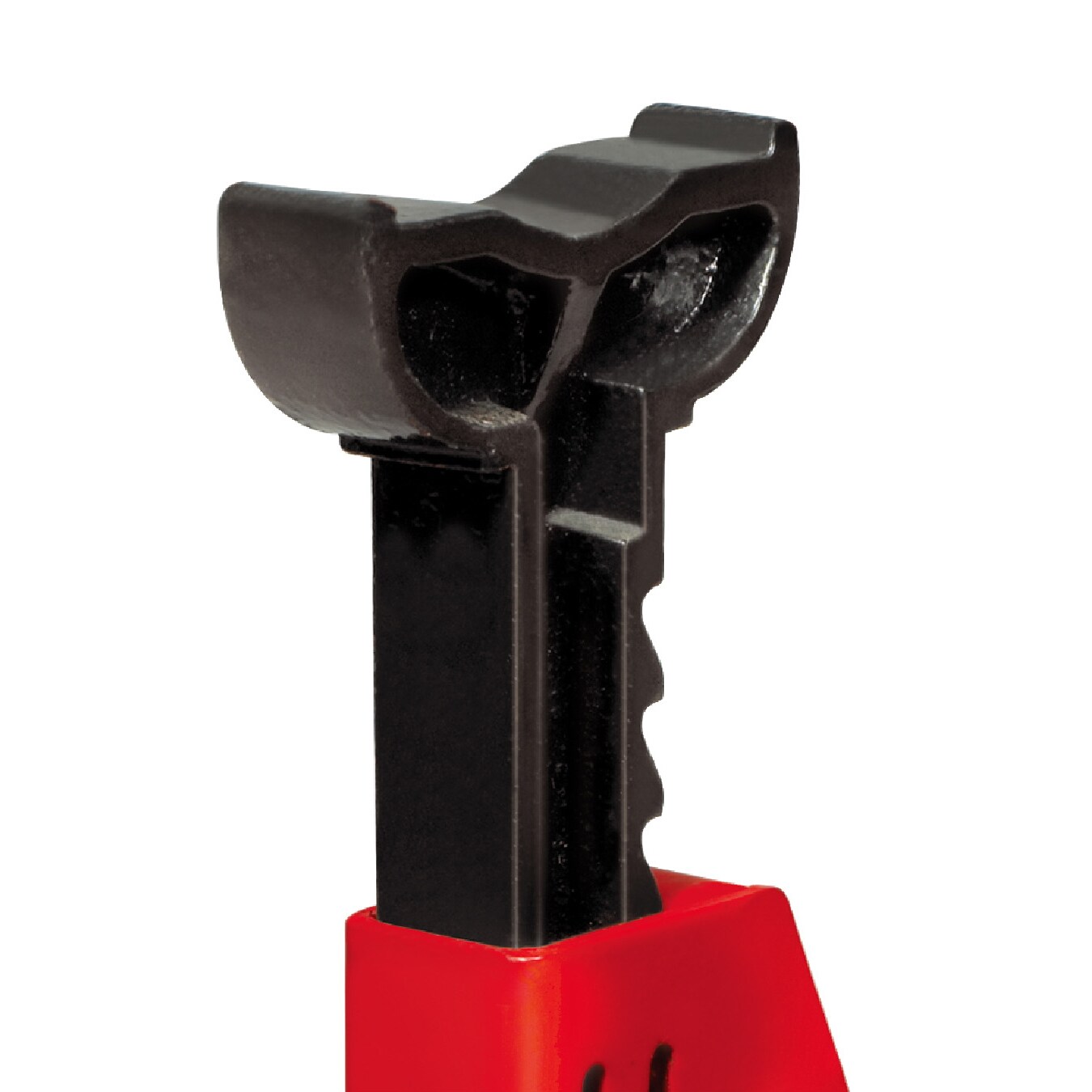 Set de soportes de gato de acero de 2 toneladas en color rojo Powerbuilt 640399.