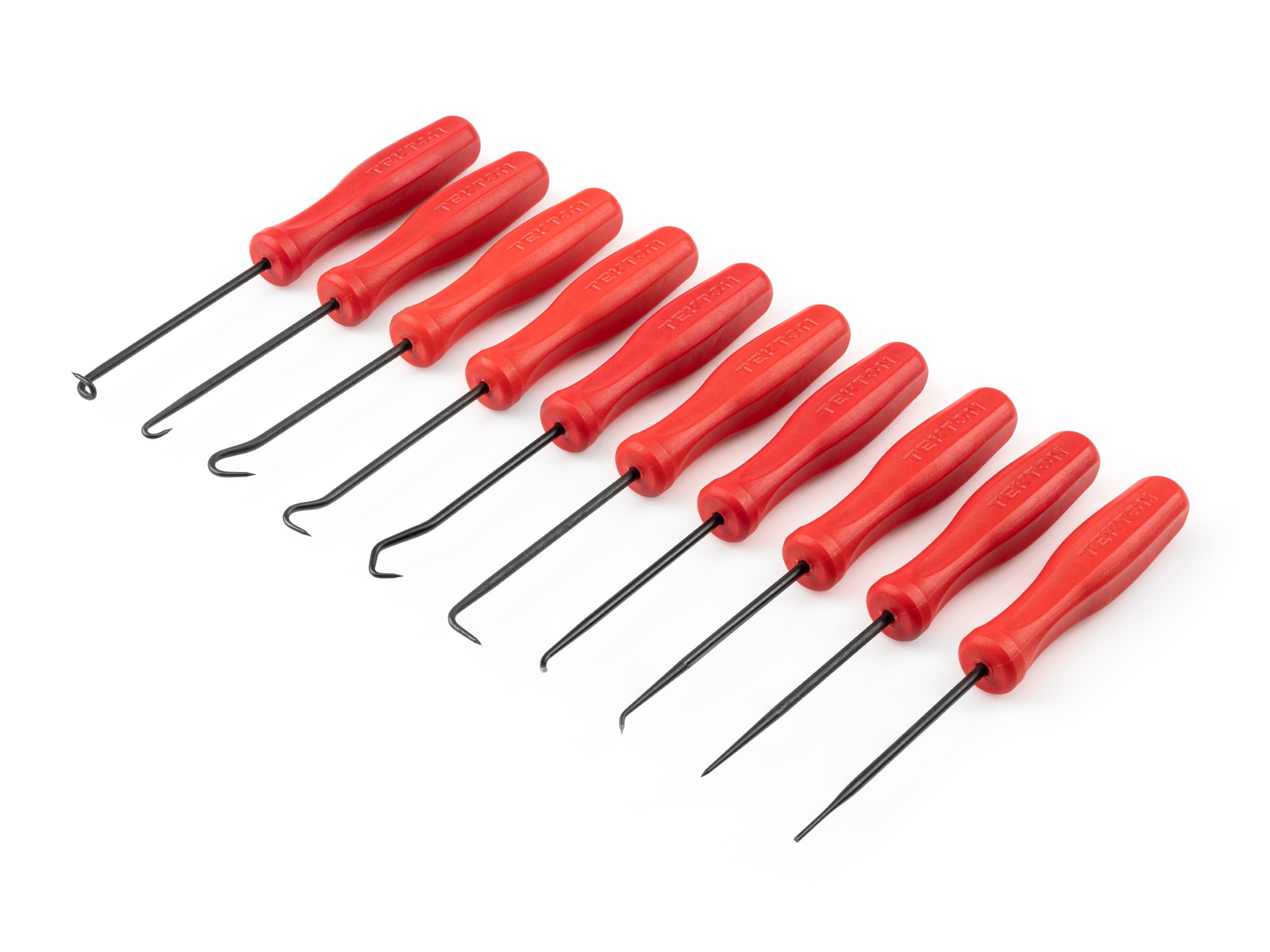 Juego de 10 ganchos y picos automotrices TEKTON - 5 picos, 4 ganchos, 1 sonda de puntas afiladas PNH90103