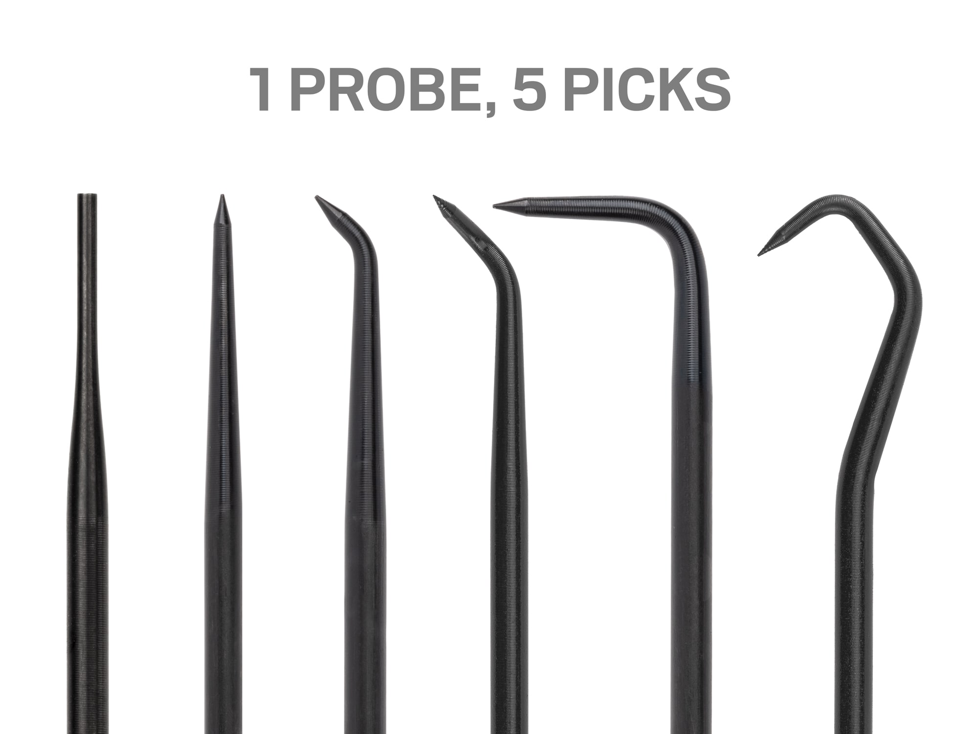 Juego de 10 ganchos y picos automotrices TEKTON - 5 picos, 4 ganchos, 1 sonda de puntas afiladas PNH90103