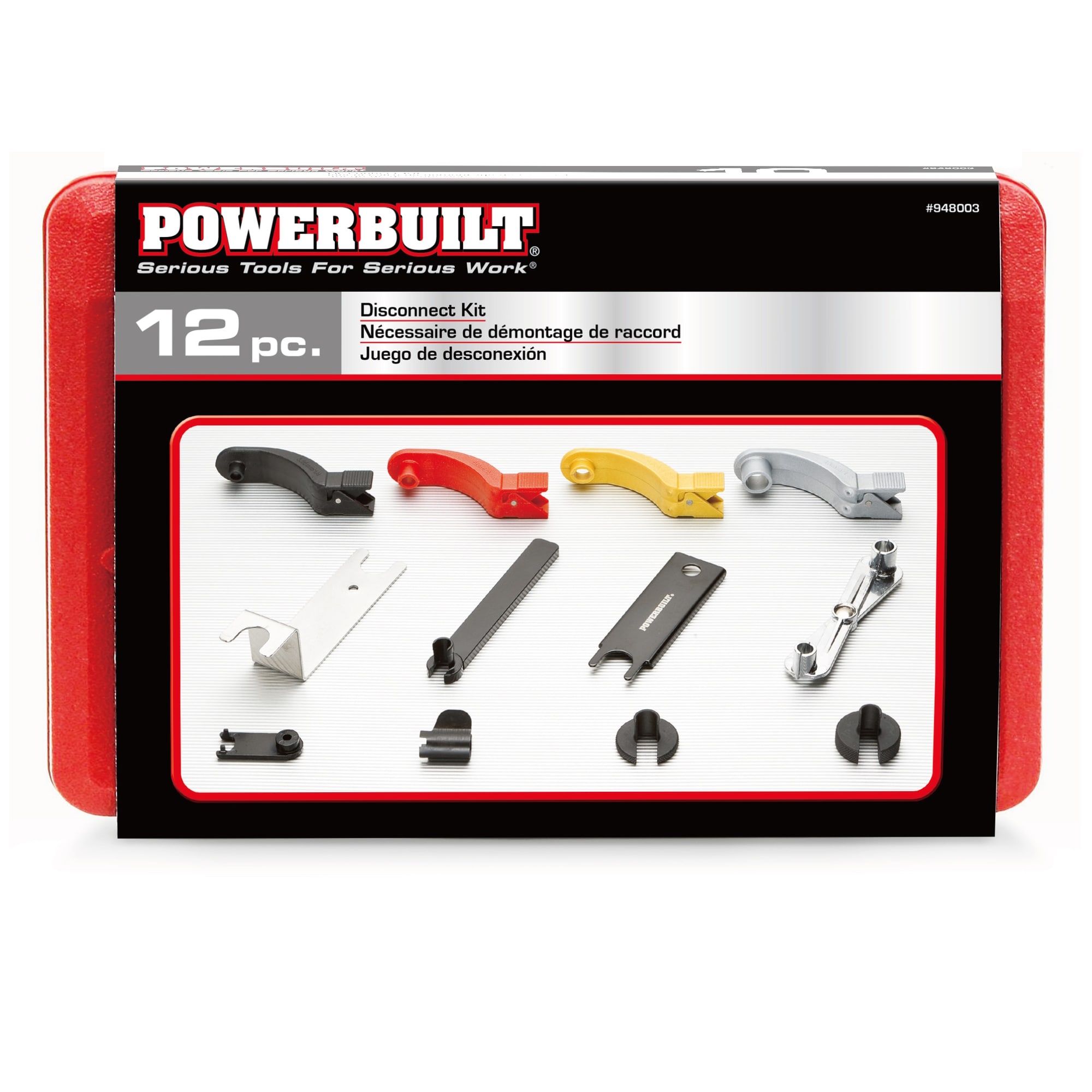 Kit de Desconexión de Líneas de Combustible, Transmisión y Aire Acondicionado de 12 Piezas Powerbuilt 948003