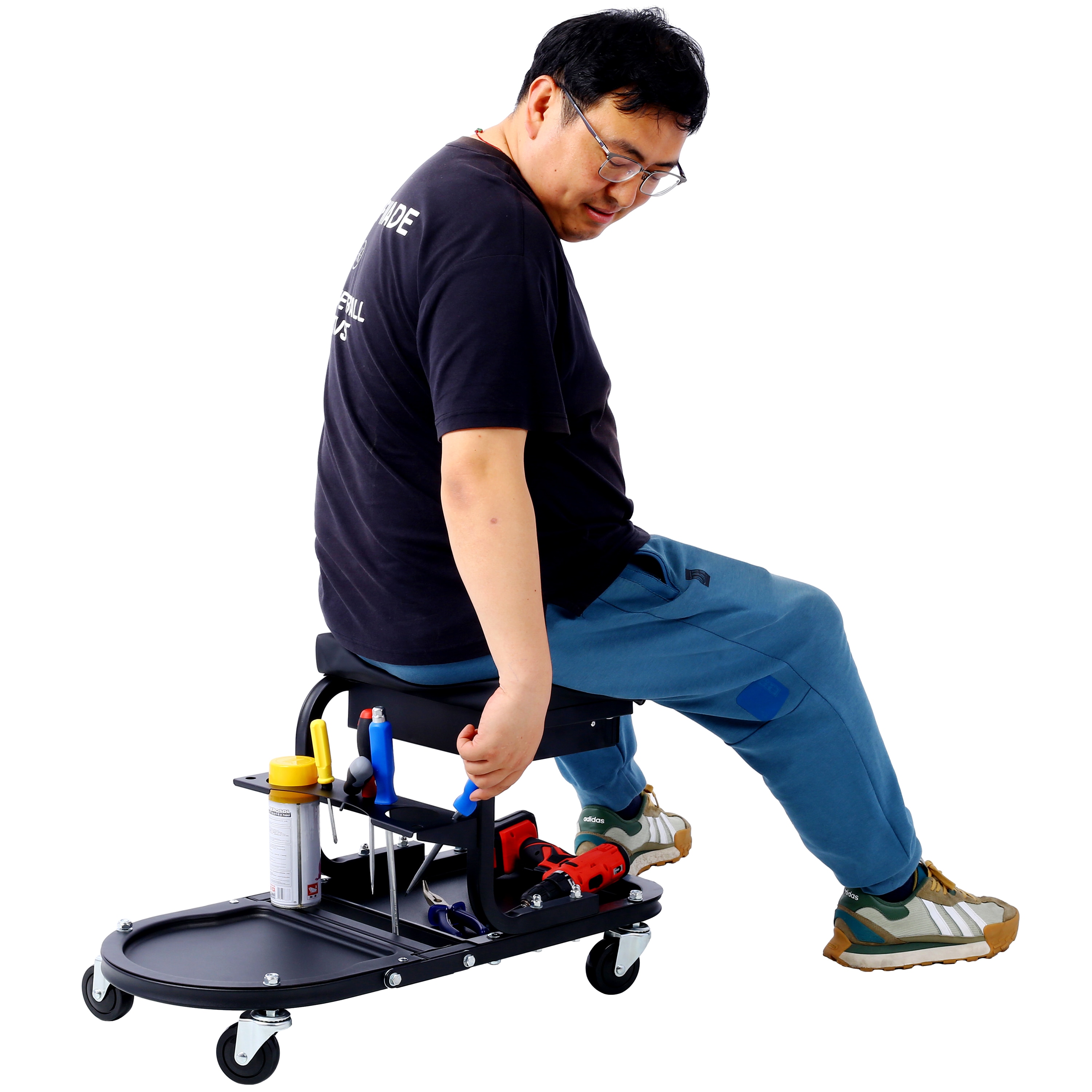 Carrito de Detallado y Utilidad Kahomvis Ultimate (Para Autos, Camionetas, SUVs, Remolques, Casa, Jardín, Garaje y Más) GH-QP214-42
