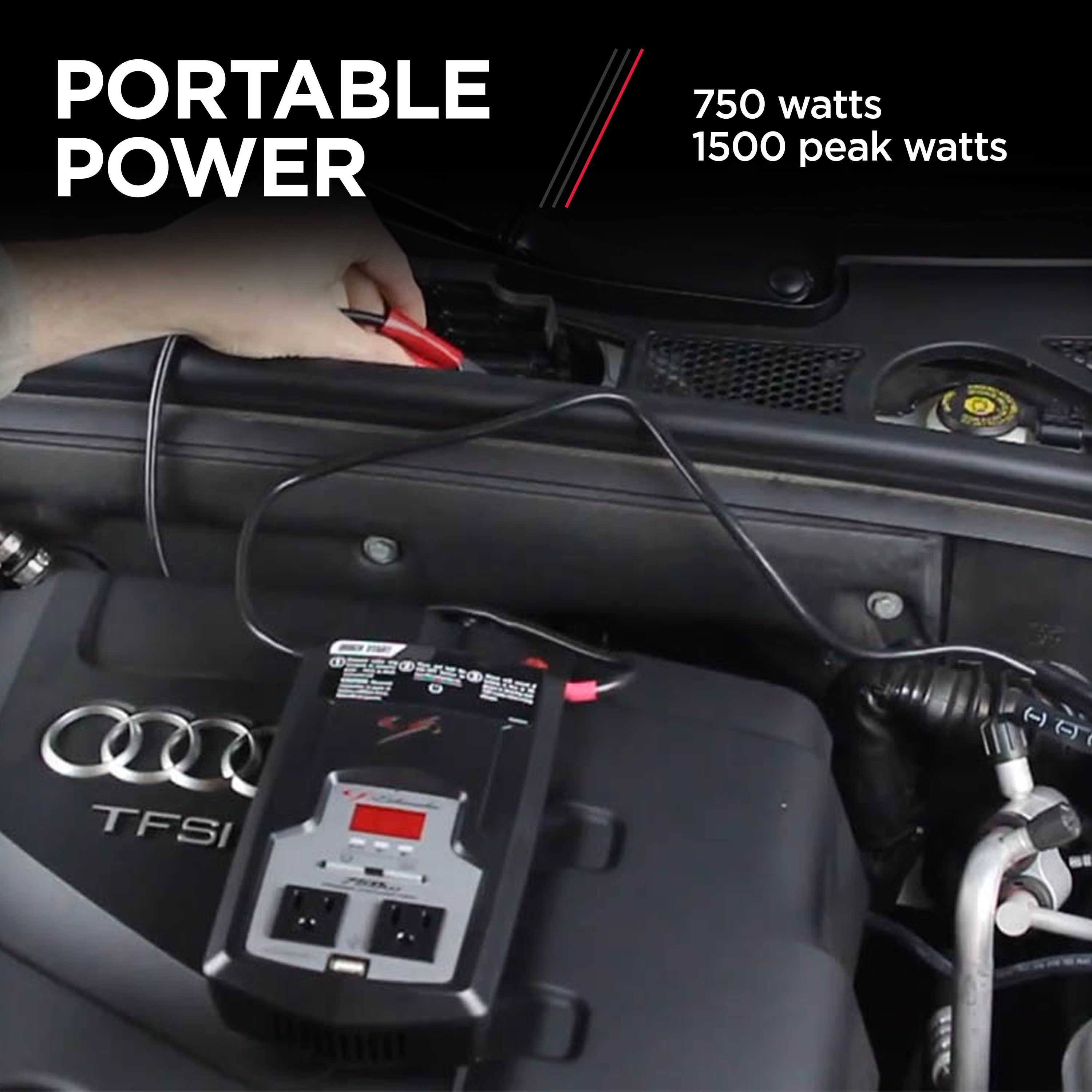 Inversor de corriente de 750 vatios de Schumacher Electric XI75DU