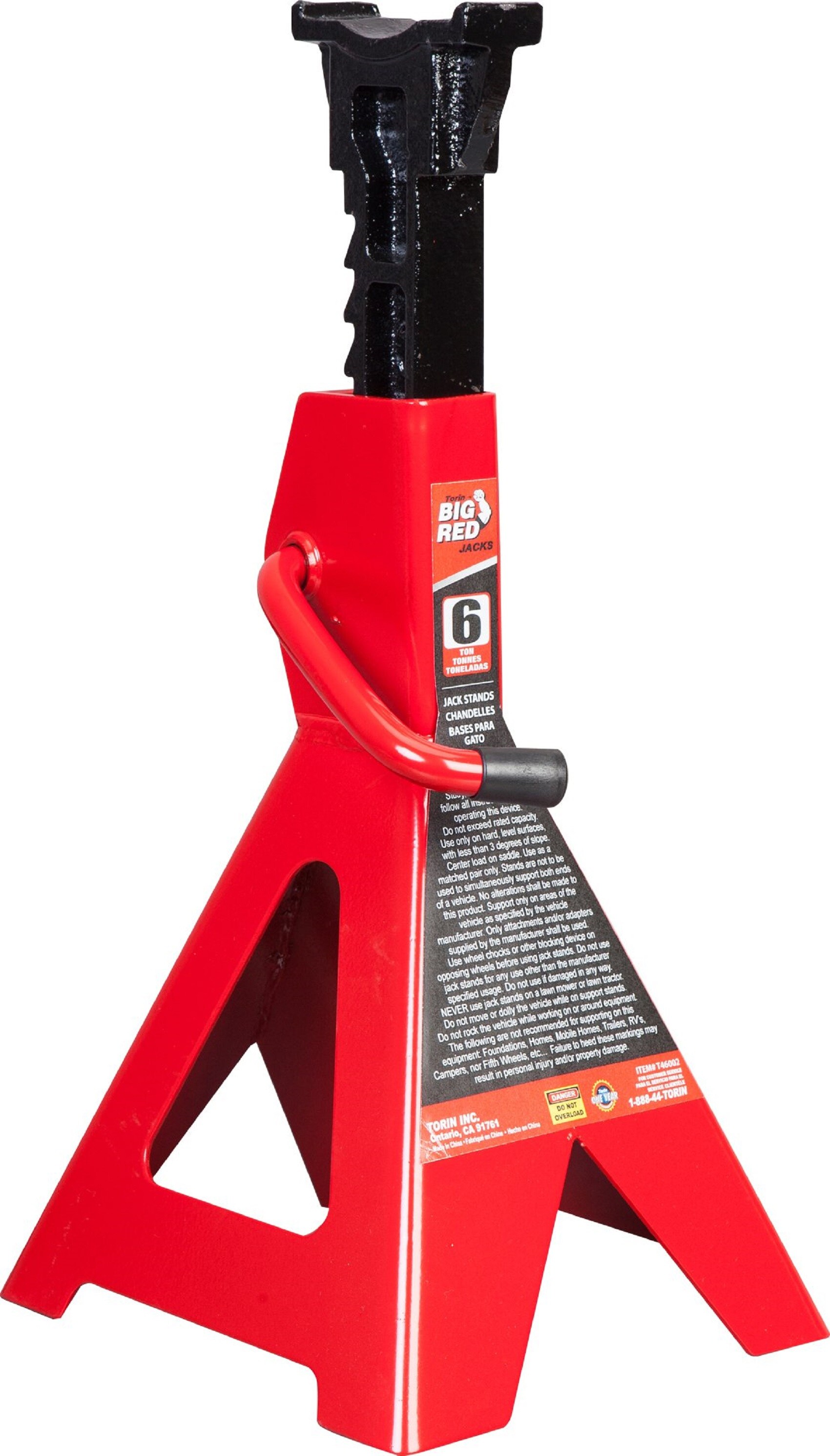Torre mecánica de acero de 6 toneladas Big Red Black T46202