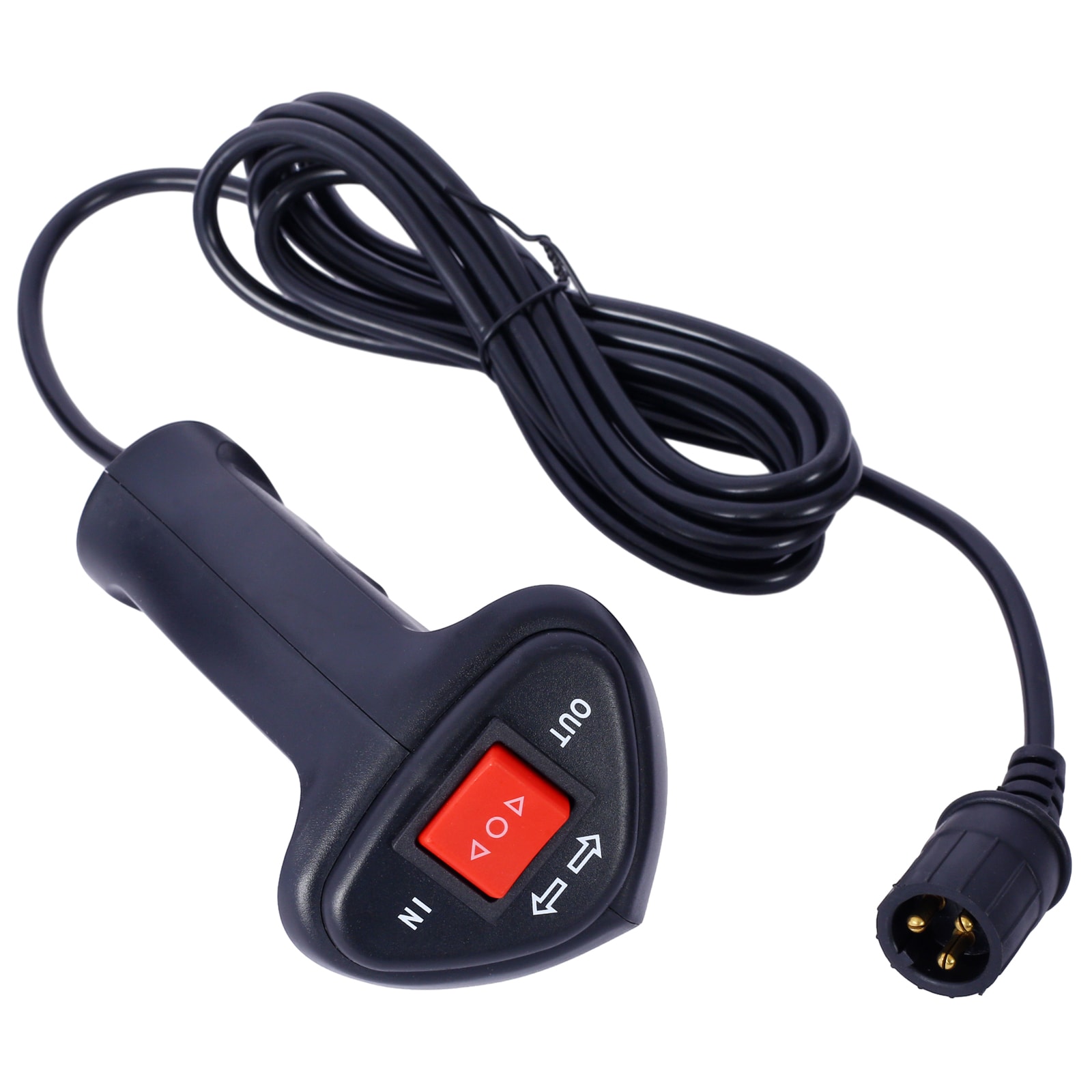 Malacate eléctrico Siavonce- Capac. de carga de 13500 lb- Energía de 12v DC para remolcar camioneta fuera de la carretera con control remoto inalámbrico XH27135