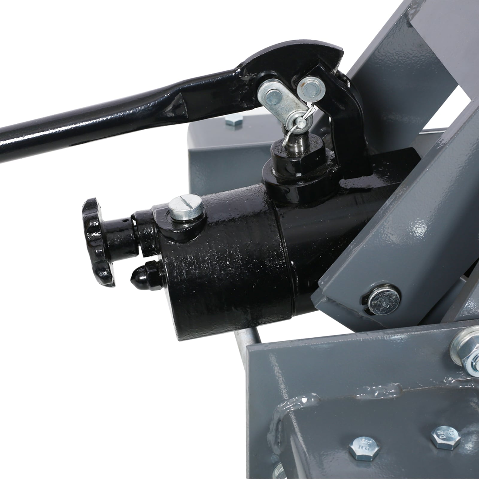 Gato hidráulico de piso de acero Siavonce Gray de 1 tonelada XH42622