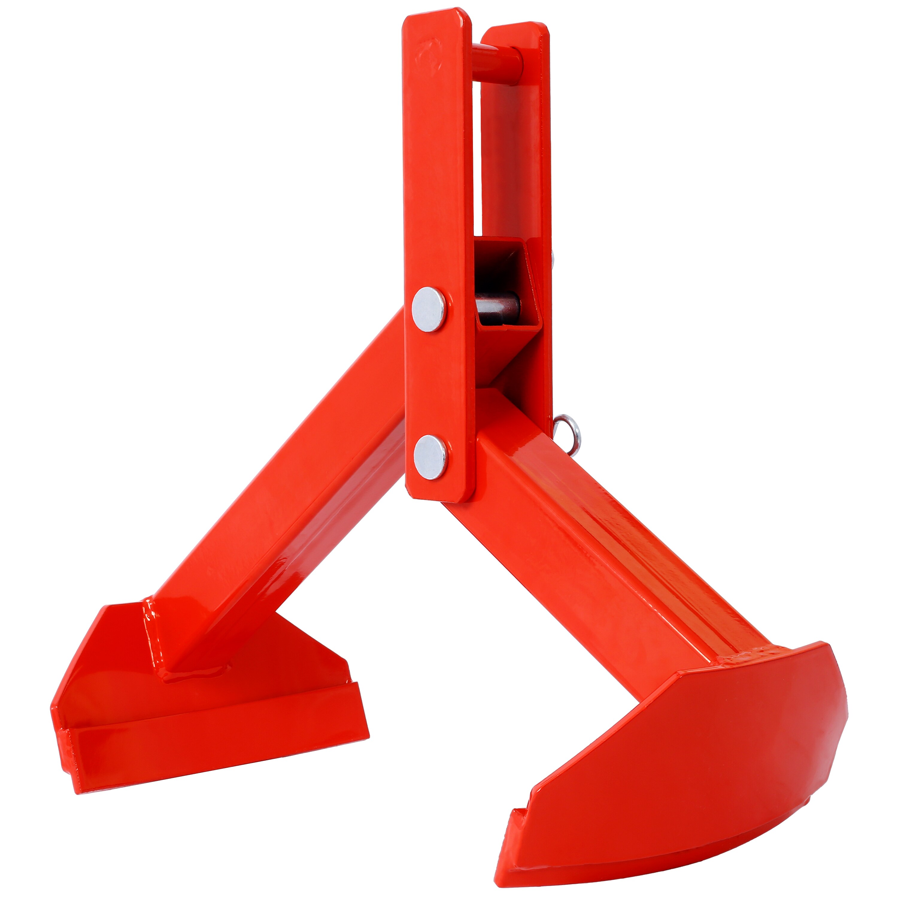 Levantador de tambores de acero Kahomvis - Resistente y confiable para cargas pesadas de hasta 1100 lbs (wll), rojo GH-QP214-665.