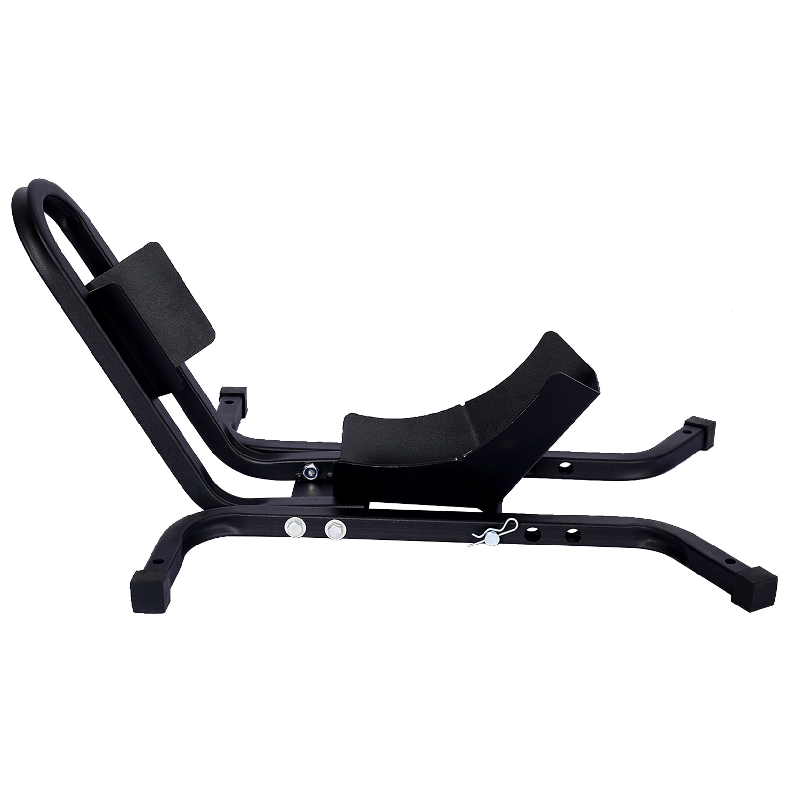 Soporte para llanta delantera de motocicleta Kahomvis, soporte de rueda resistente de 1200 libras, soporte de rueda delantera para motocicleta en color negro para ruedas de 17 a 21 pulgadas, soporte de remolque de acero de alta calidad GH-QP214-560.