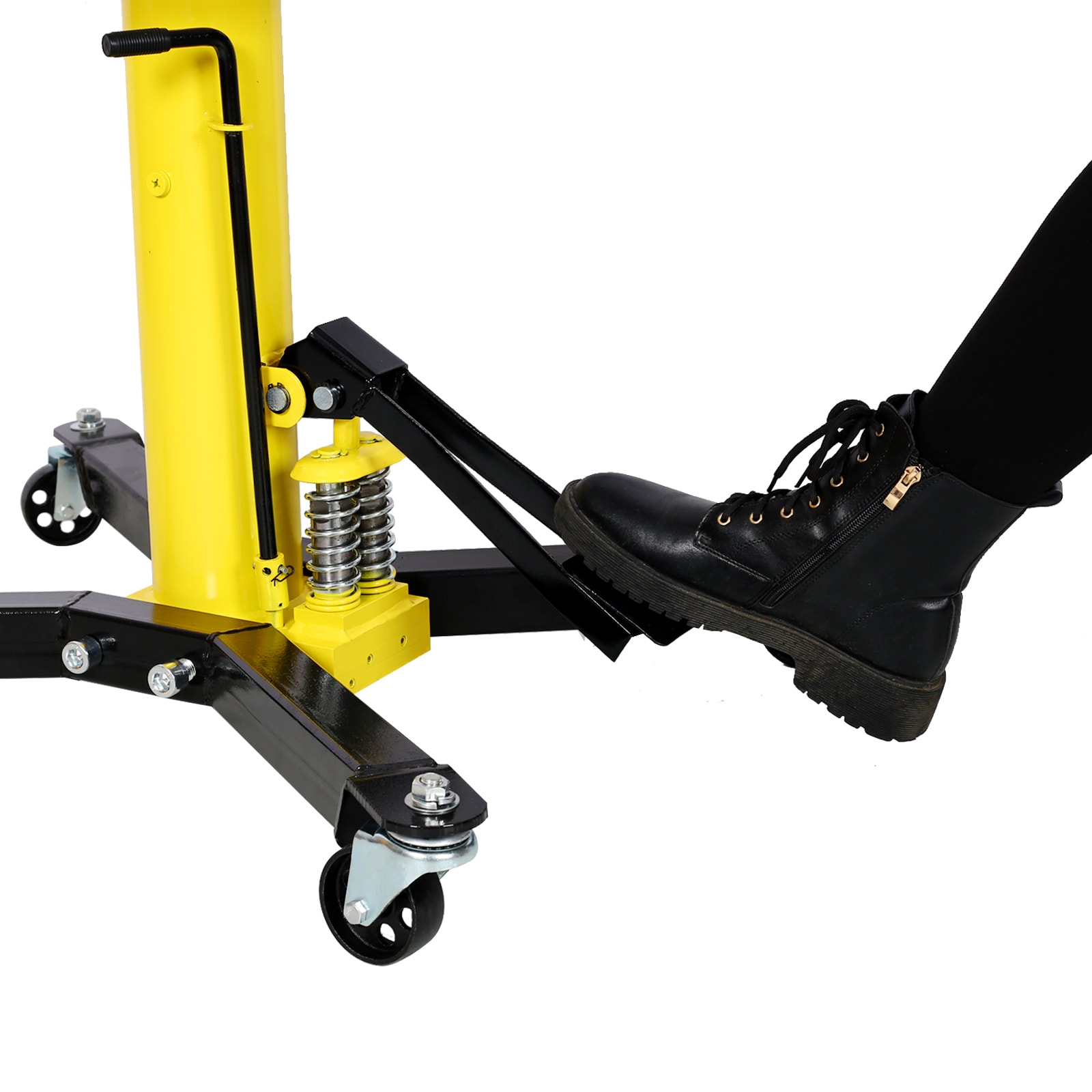Gato hidráulico manual de transmisión amarillo de acero de 0.75 toneladas Xspracer ML-HTJ316