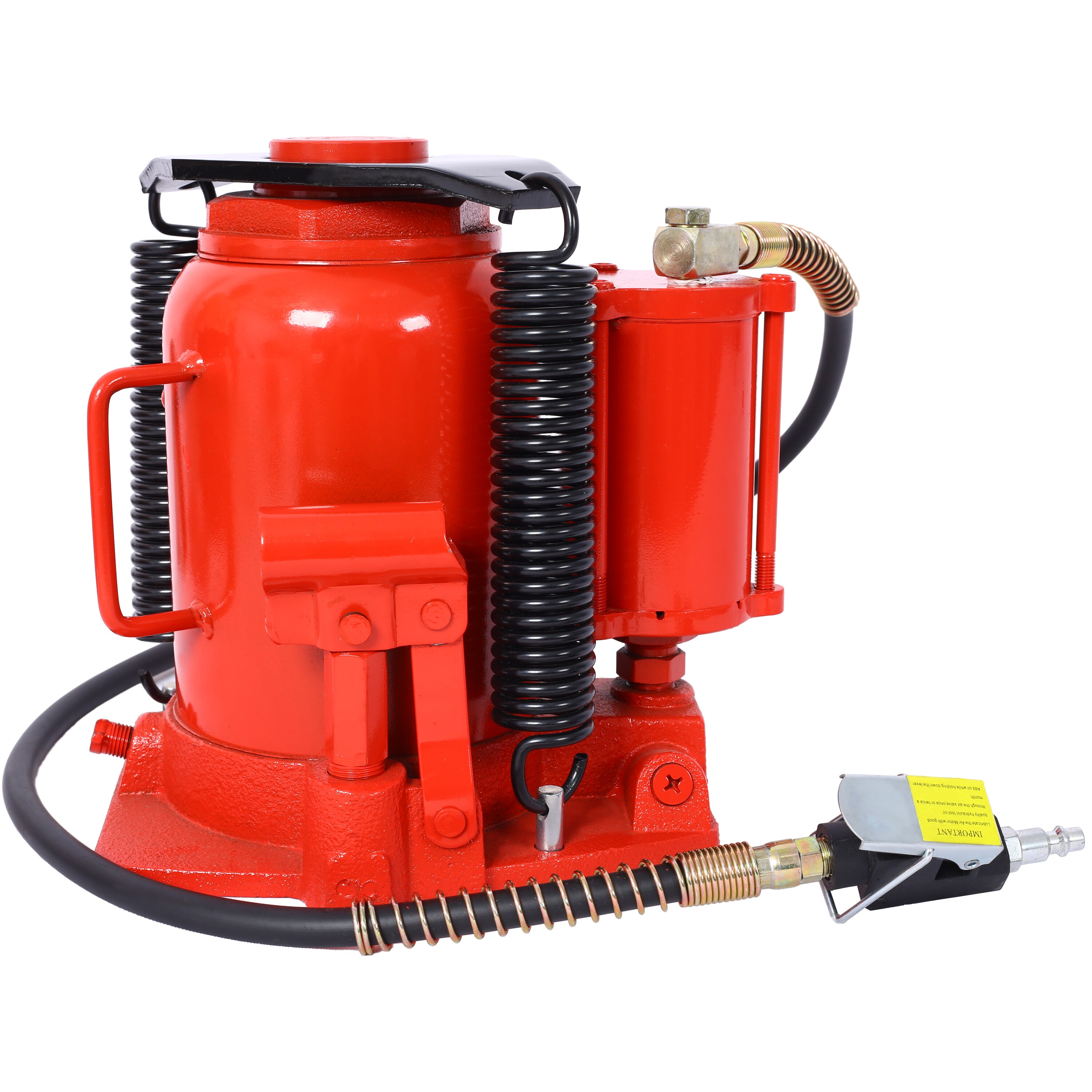 Gato botella de aire/hidráulico de acero de 32 toneladas Siavonce Rojo XH46641
