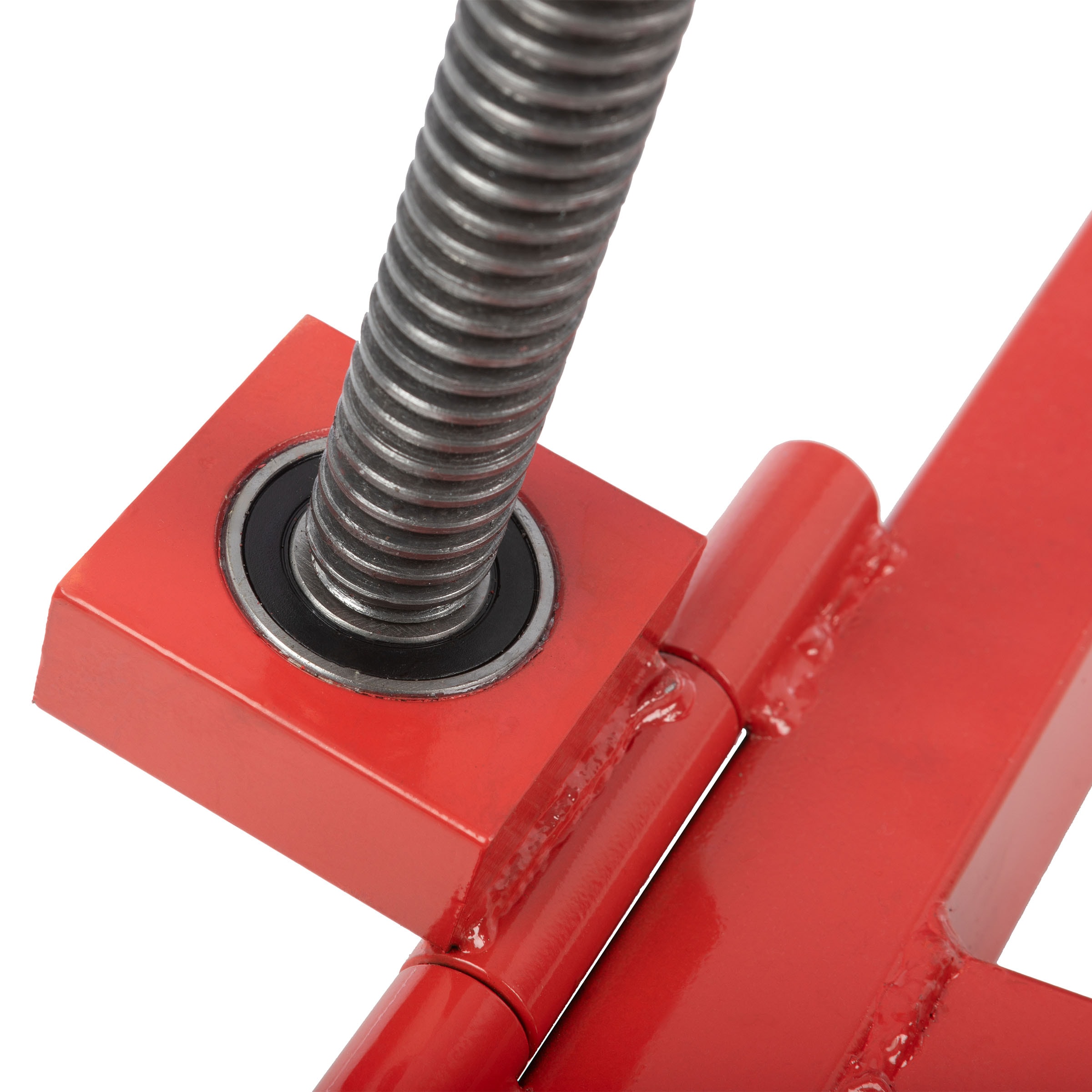 Gato hidráulico de piso de acero aleado rojo resistente de 0.44 toneladas Stalwart 75-CAR2028