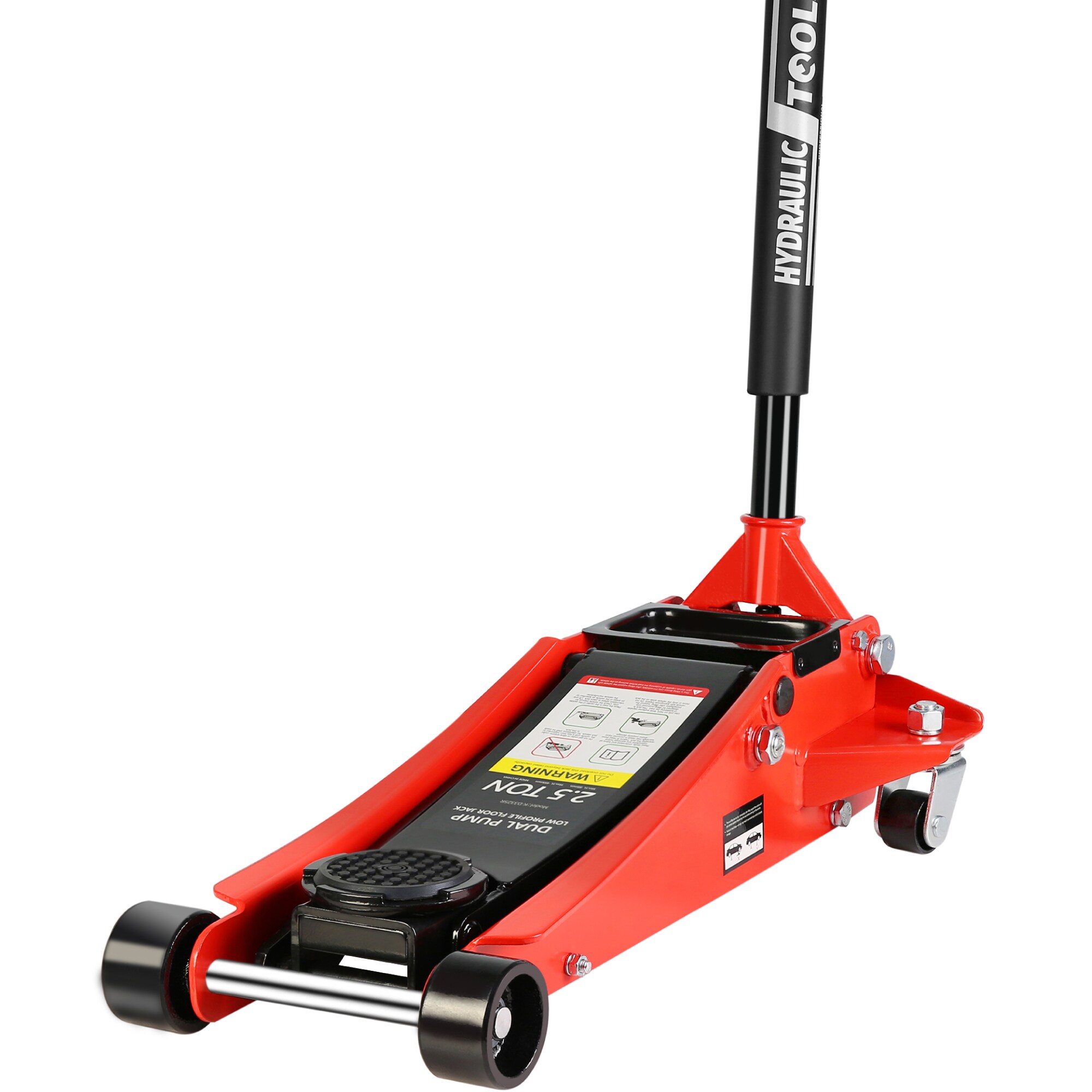 Gato hidráulico de piso de perfil bajo de acero rojo de 2.5 toneladas Gaierptone