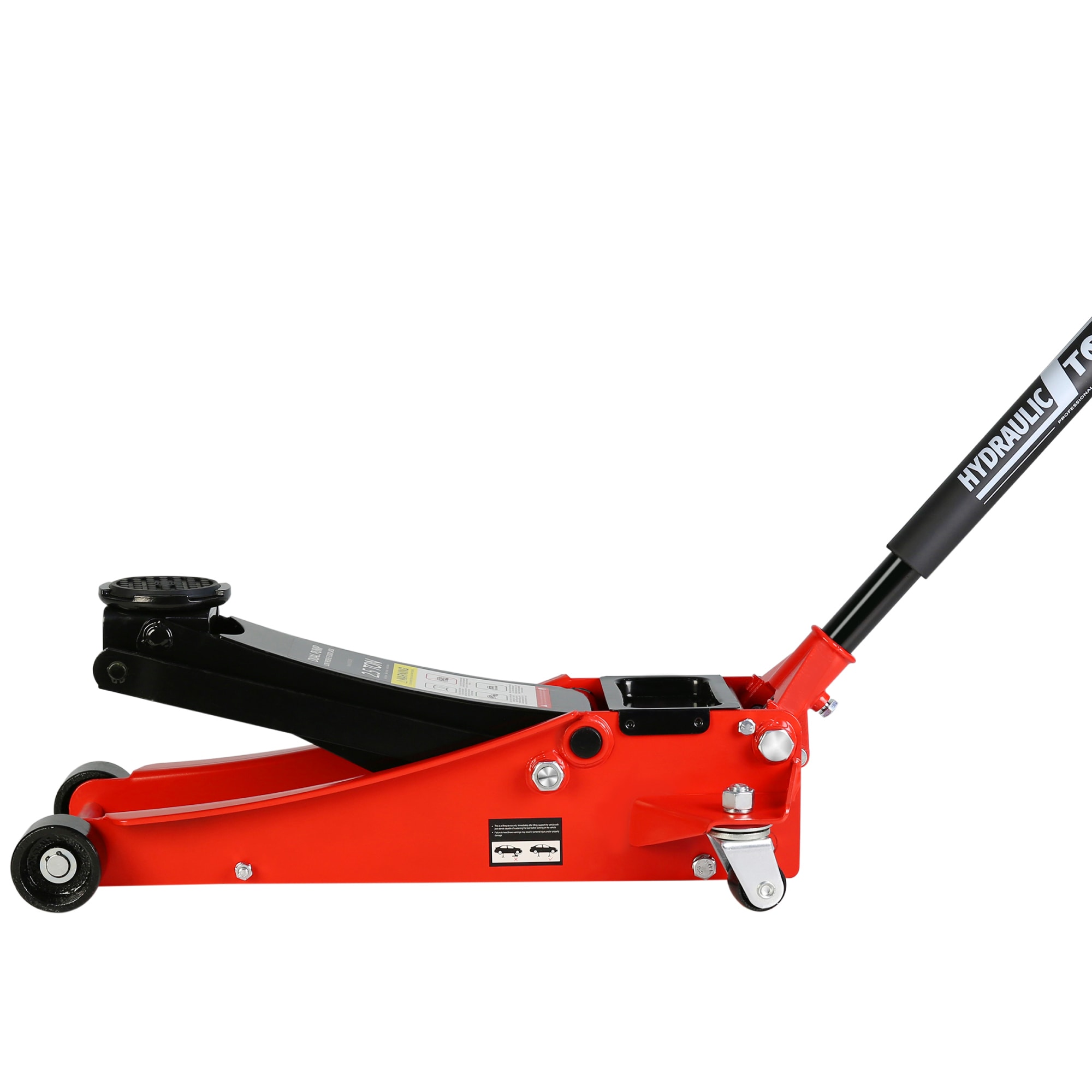 Gato hidráulico de piso de perfil bajo de acero rojo de 2.5 toneladas Gaierptone