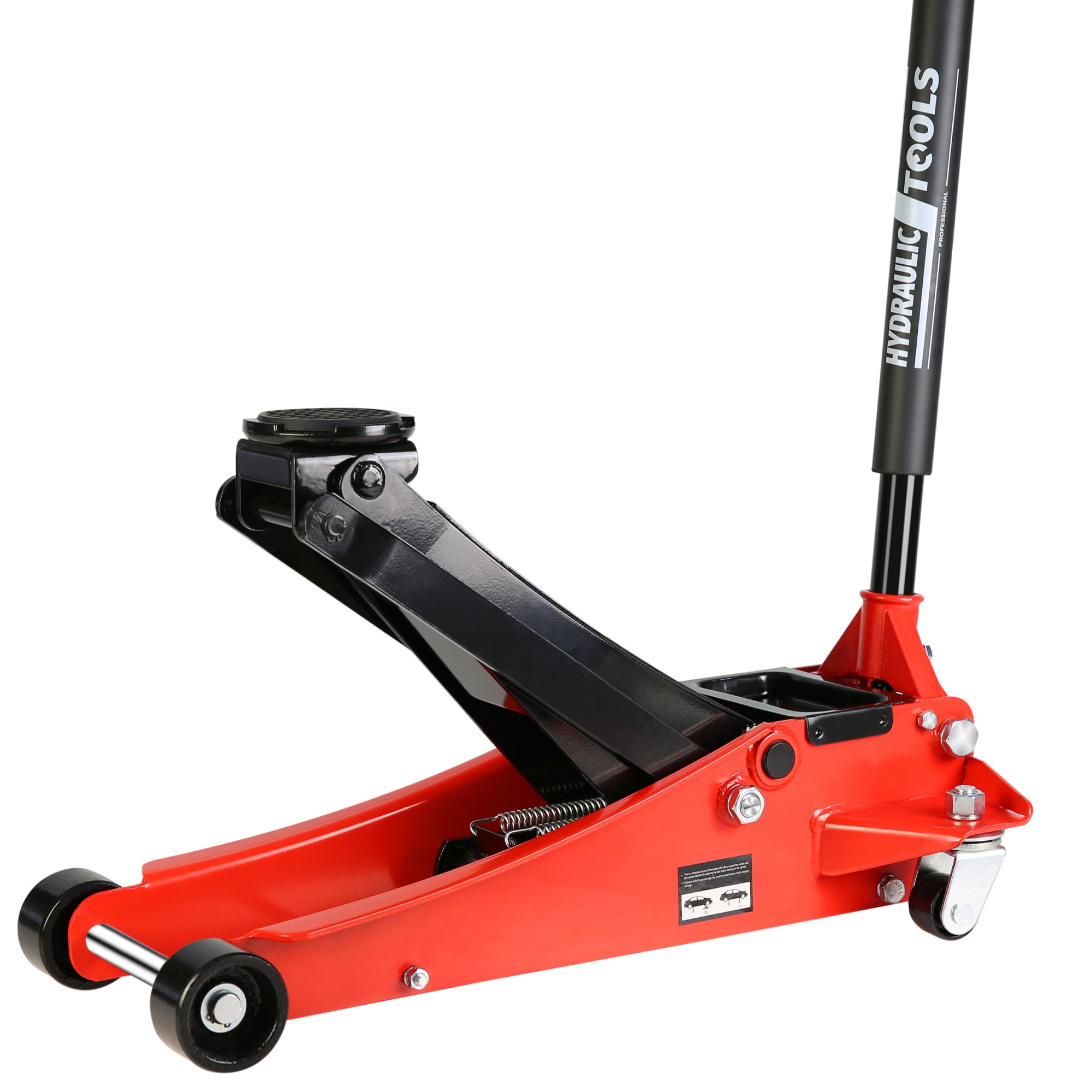 Gato hidráulico de piso de perfil bajo de acero rojo de 2.5 toneladas Gaierptone