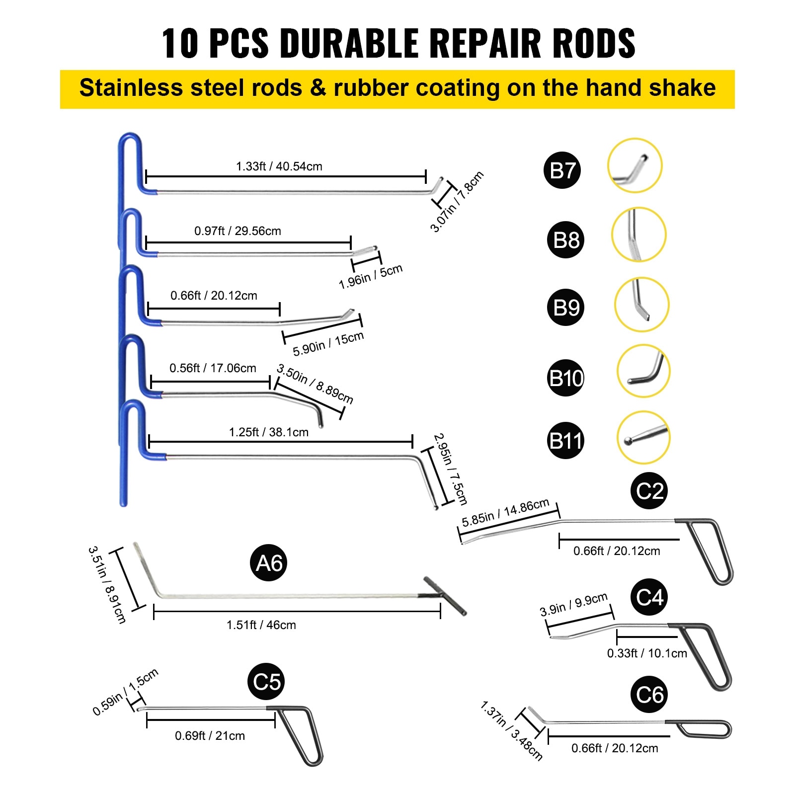 Kit de Reparación de Abolladuras sin Pintura de 89 piezas. Removedor de Oro. Pestañas Adhesivas para Abolladuras. Remoción de Abolladuras de Vehículos para Abolladuras Menores y Golpes en Puertas. SVOPESQCAHXFQ05308V1