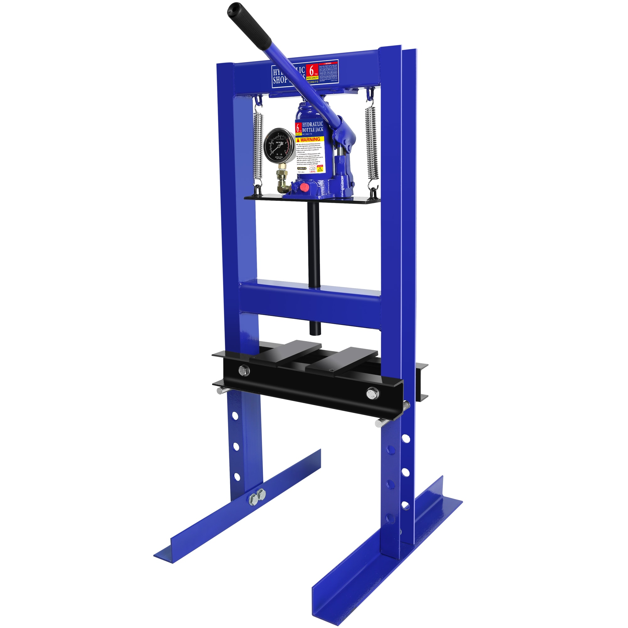 Gato hidráulico de piso de acero azul de 6 toneladas Siavonce XH24308