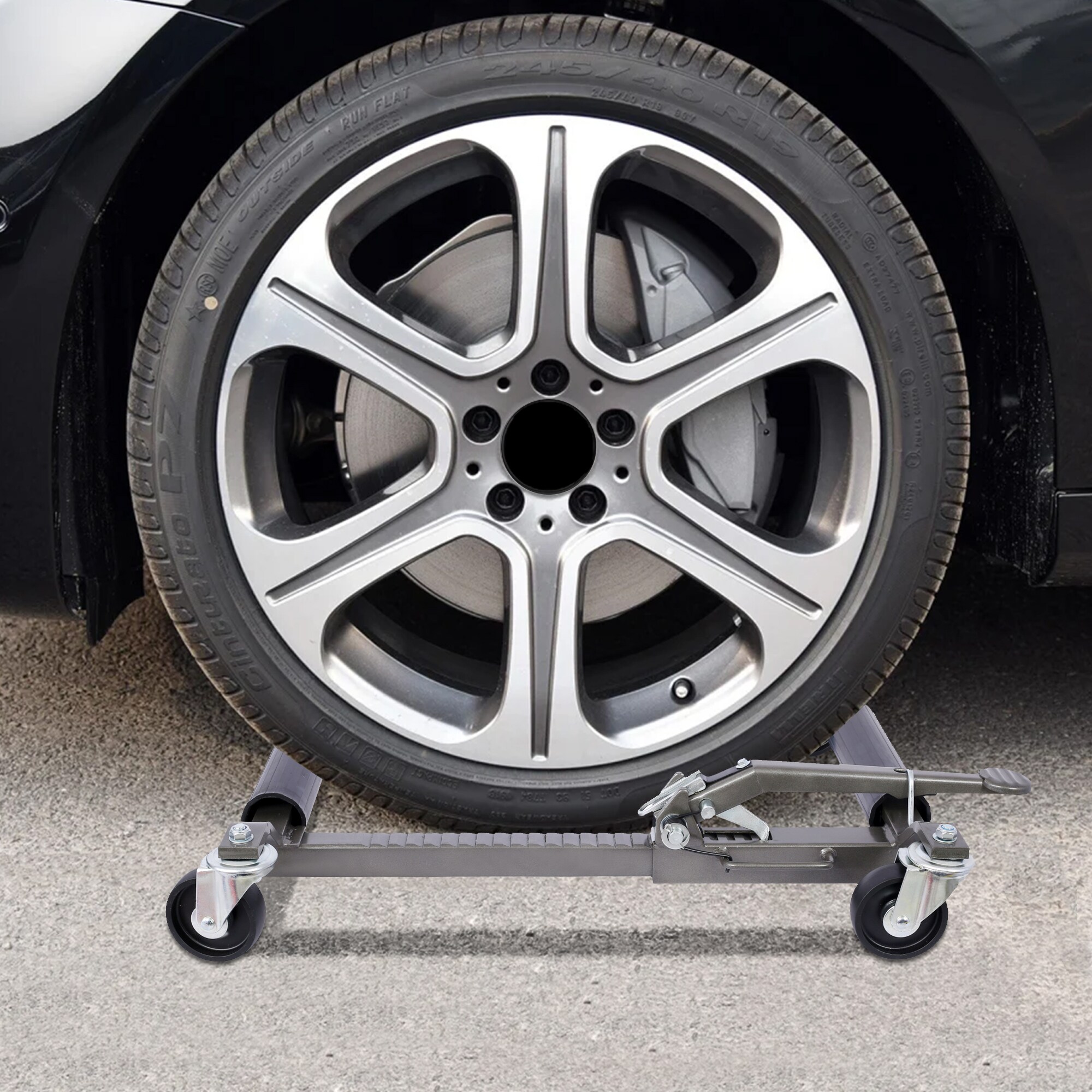Juego de (4) Patines para Ruedas de Carro con Elevador Hidráulico de 1,250 libras - GH-QP214-027