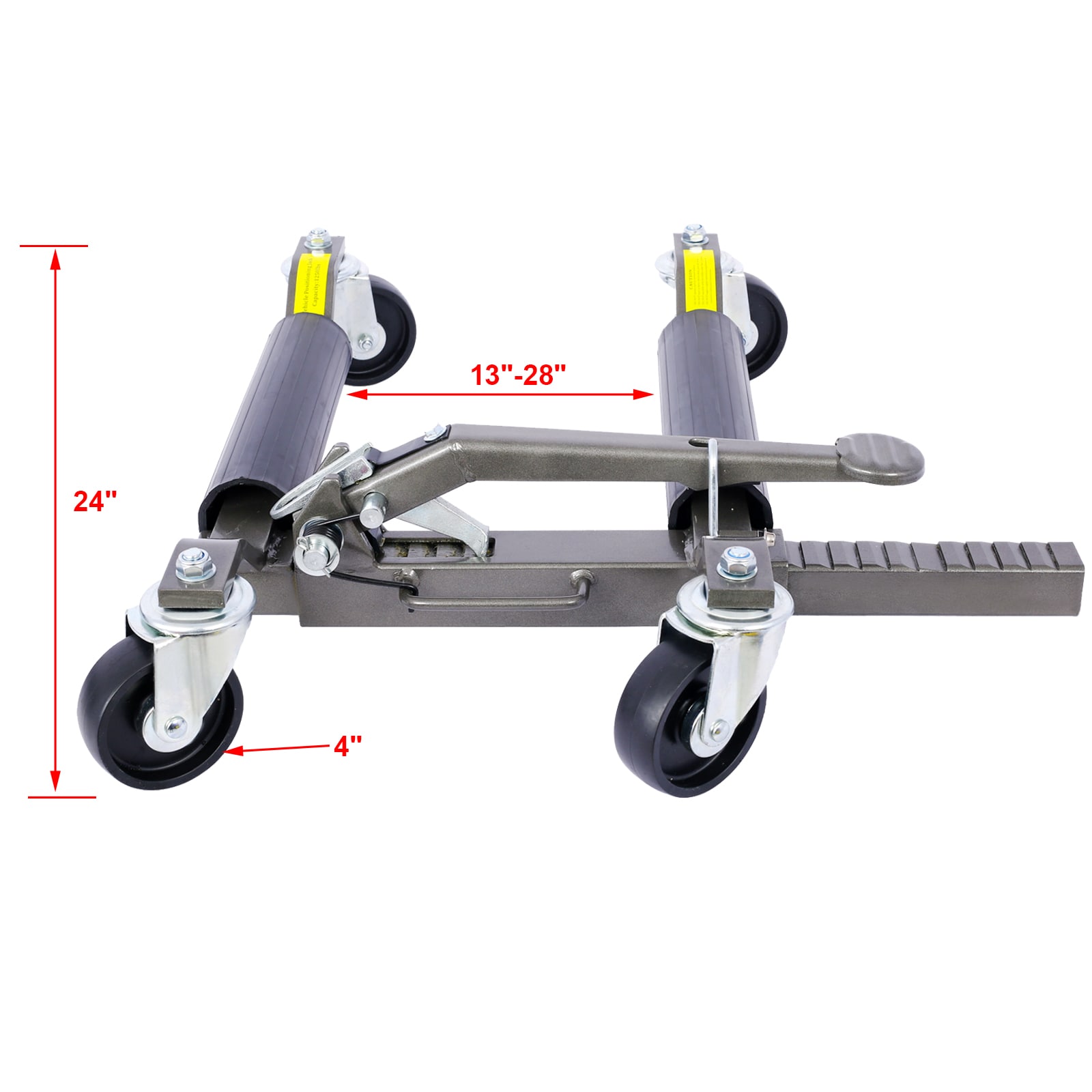 Gato hidráulico de transmisión de aluminio Siavonce Gray de 0.68 toneladas XH60255