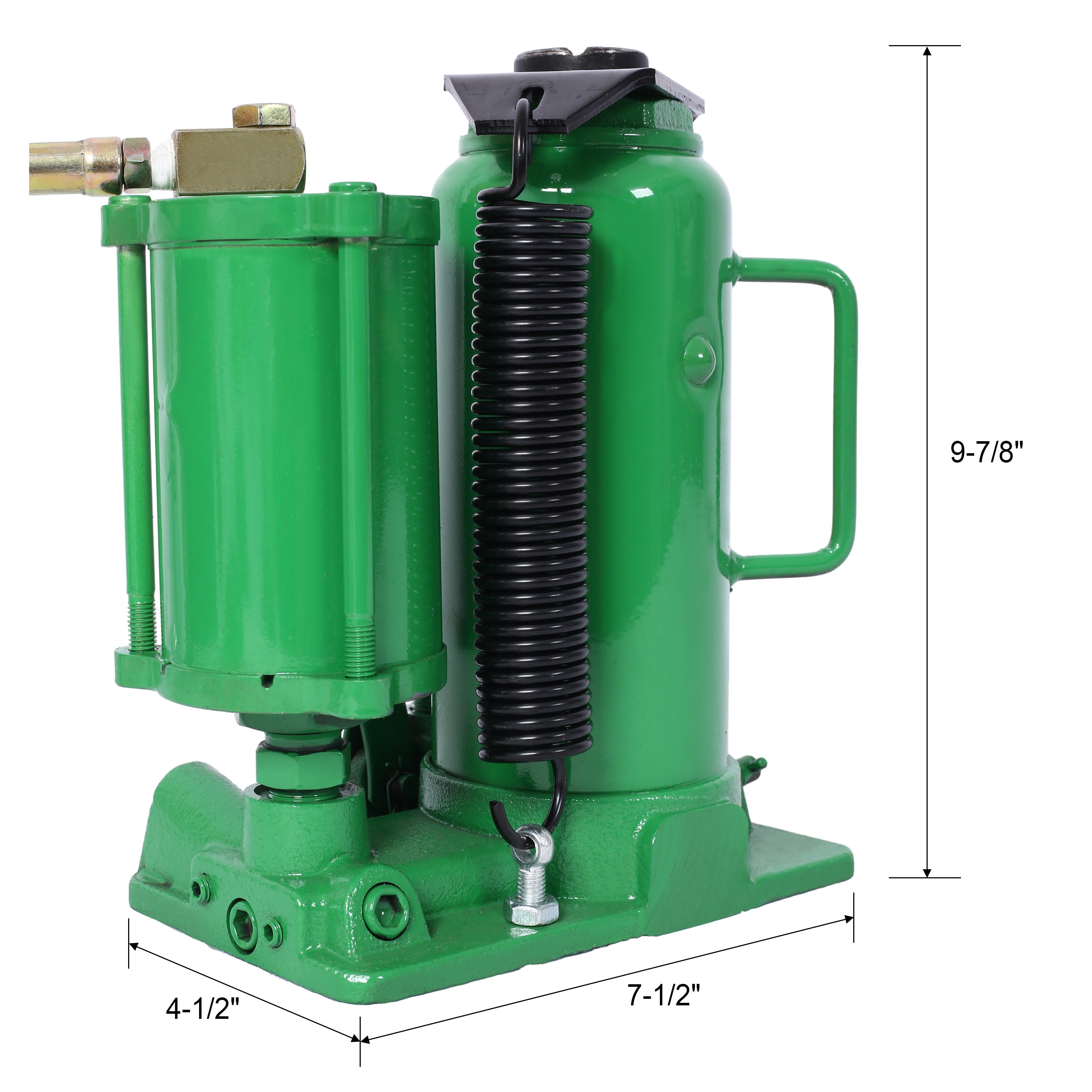 Gato hidráulico de botella de acero verde de 12 toneladas Siavonce XH46635