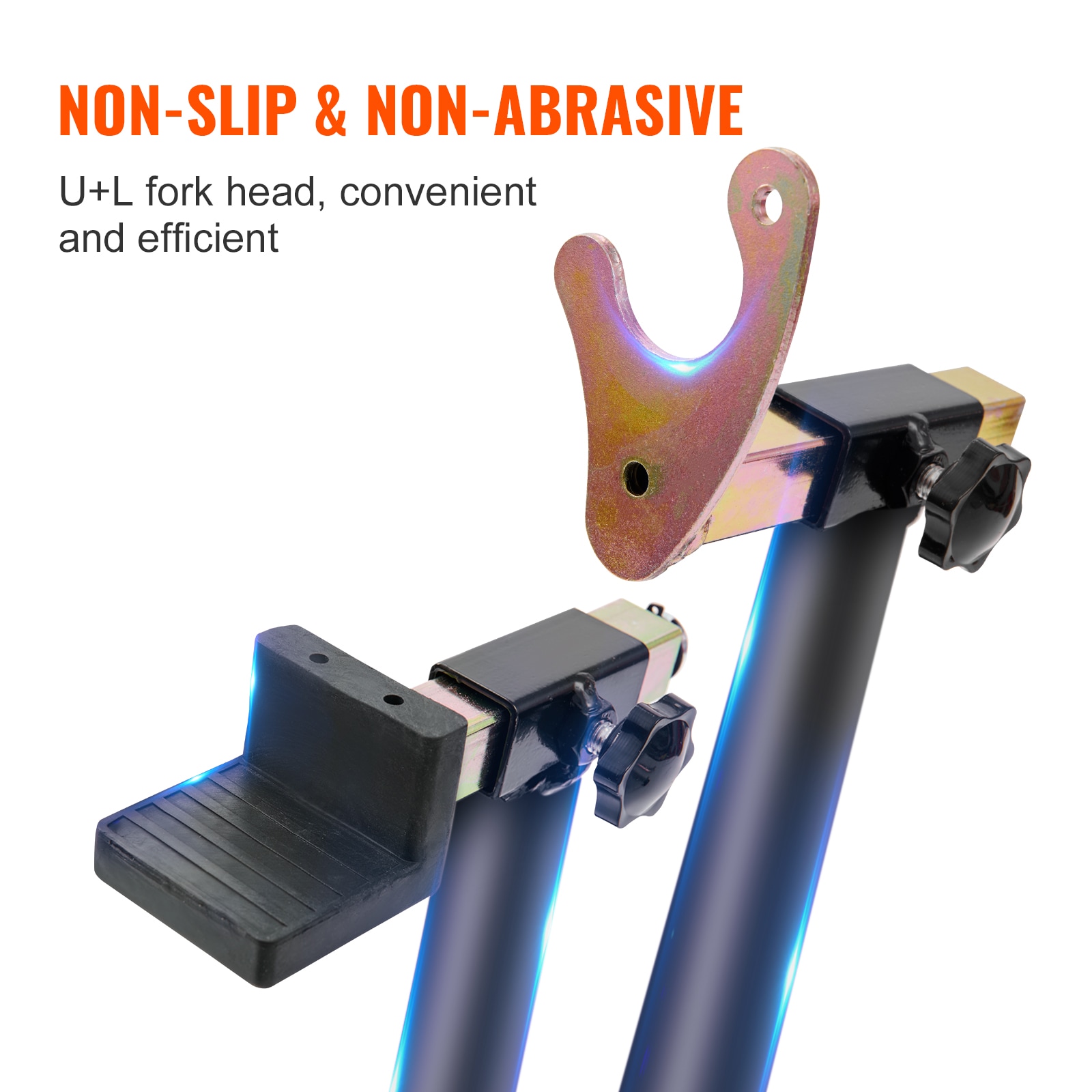 Soporte Trasero para Rueda de Motocicleta VEVOR, con Espárragos de Brazo Oscilante U + L, Capacidad de 850 Lbs, Soporte de Elevación para Rueda Trasera de Motocicleta Resistente, Para Suzuki Yamaha Honda Kawasaki, Negro