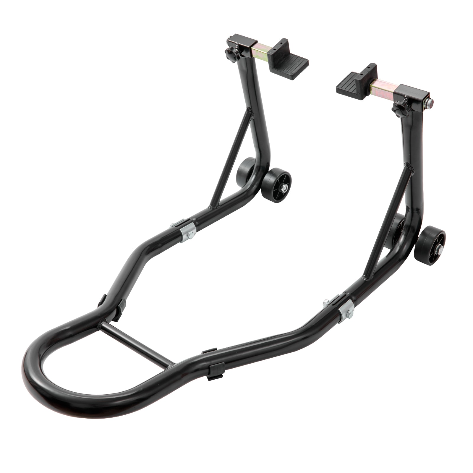 Soporte Trasero para Rueda de Motocicleta VEVOR, con Espárragos de Brazo Oscilante U + L, Capacidad de 850 Lbs, Soporte de Elevación para Rueda Trasera de Motocicleta Resistente, Para Suzuki Yamaha Honda Kawasaki, Negro