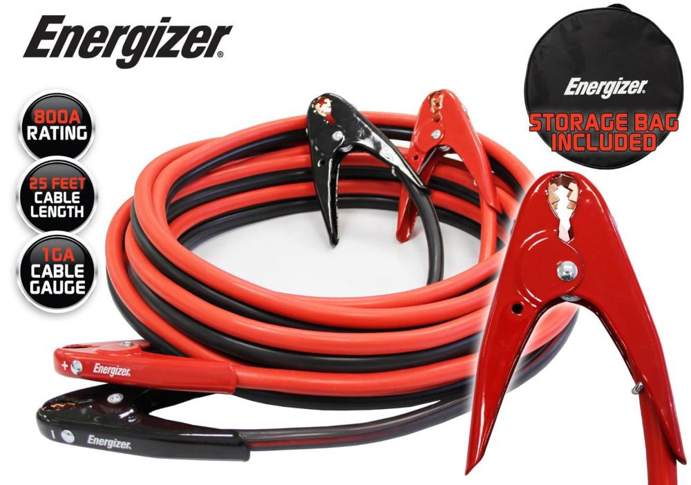 Cable de arranque estándar de 1 calibre de la serie ENB de Energizer de 25 pies (ENB125)
