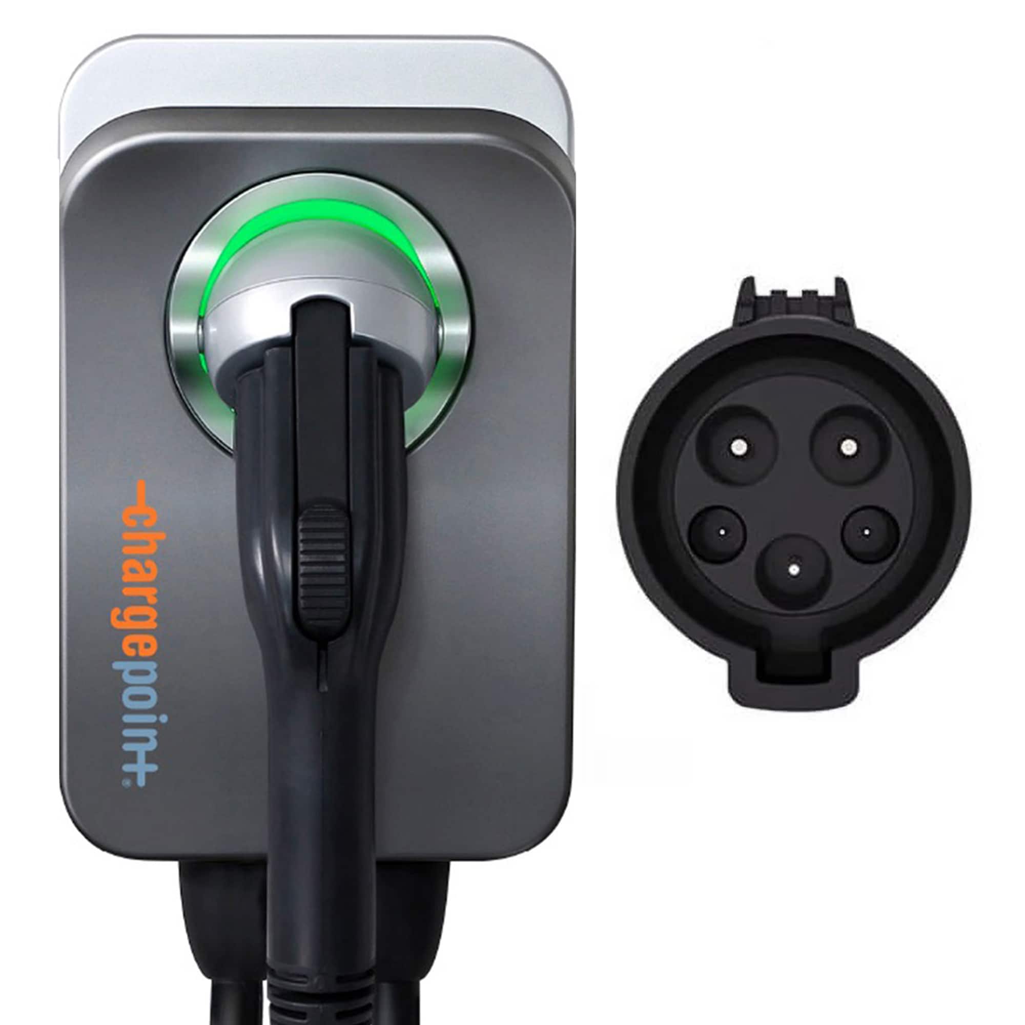 Estación de carga para vehículos eléctricos ChargePoint Home Flex Nivel 2 con conector NEMA 14-50r: hasta 50 amperios/240 voltios con cable de 23 pies 235145