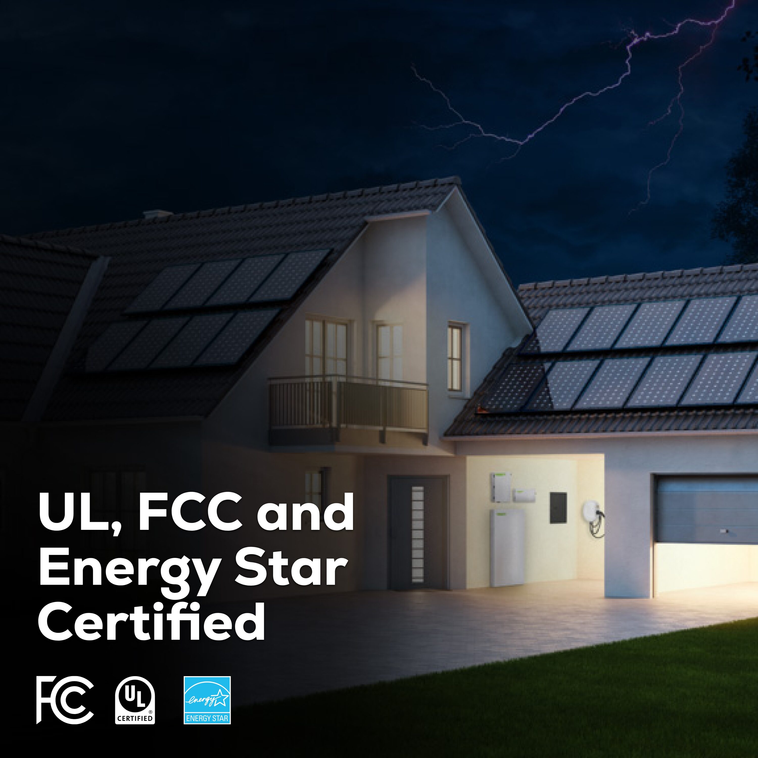 Estación de carga para vehículo eléctrico Greenworks Nivel 2 NEMA 14-50r con conexión eléctrica fija - hasta 48 amperios / 240 voltios con cable de 20 pies EVC1648