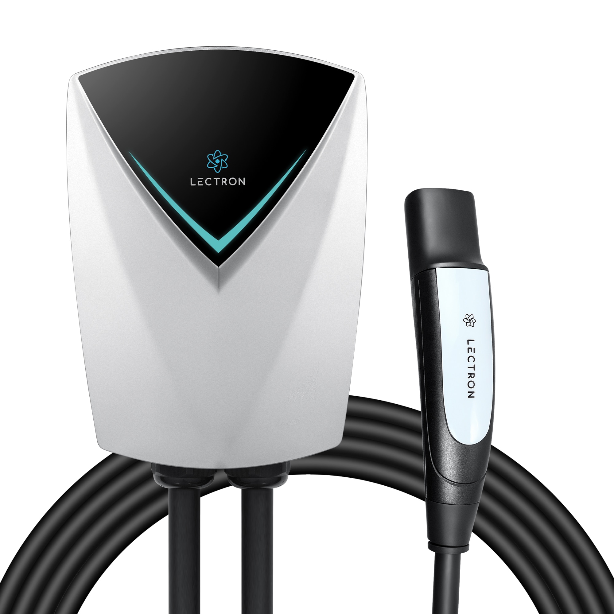 Estación de carga para vehículo eléctrico Lectron Nivel 2 con conector NEMA 14-50p: hasta 48 amperios/240 voltios con cable de 16 pies