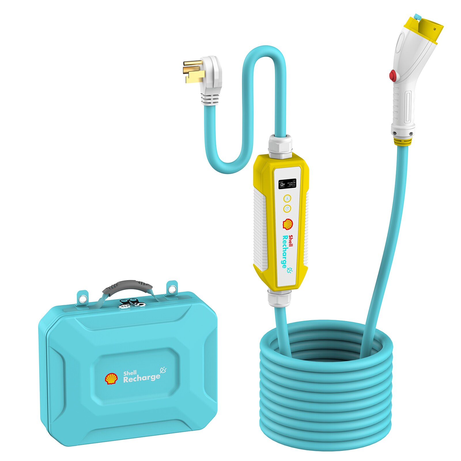 Estación de carga para vehículos eléctricos Phivve Nivel 2 con enchufe NEMA 14-50p - hasta 40 Amperios/ 240 Voltios EV23-SEV.