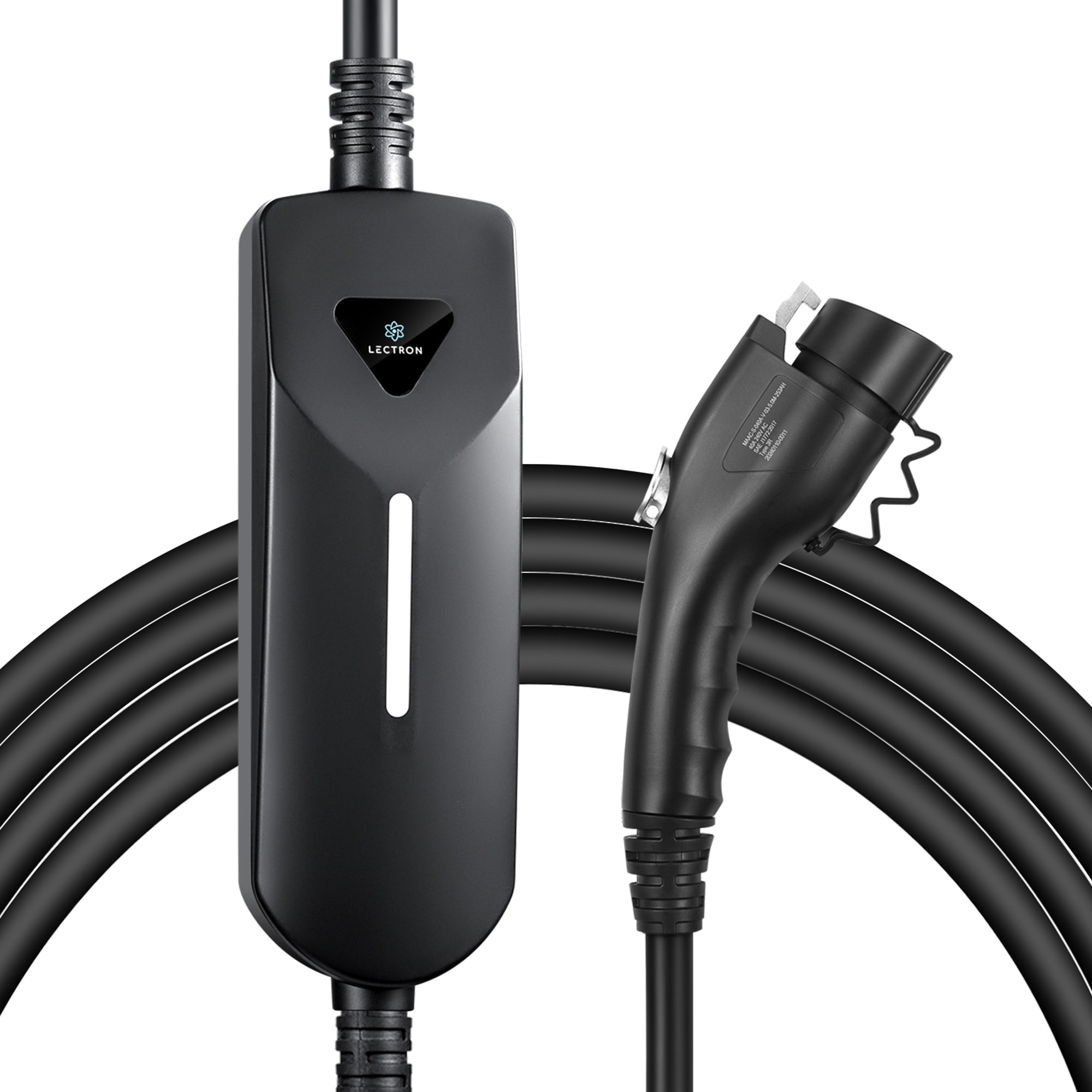 Estación de Carga para Vehículos Eléctricos Lectron Compatible con Todos los Vehículos Eléctricos J1772 Nivel 1 y Nivel 2 con Enchufe NEMA 5-15p/14-50p - Hasta 40 Amperios/ 120/240 Voltios con Cable de 16 pies