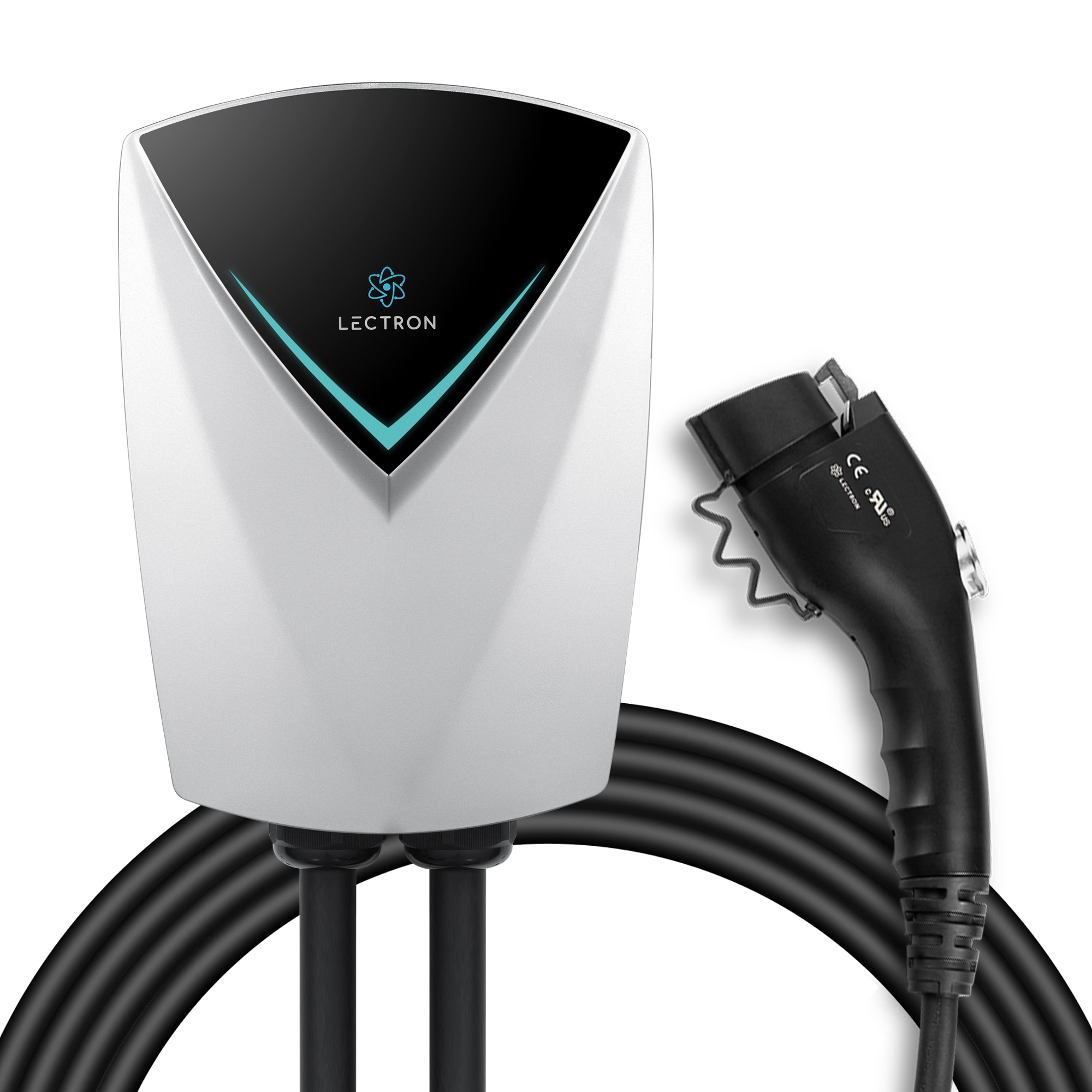 Estación de carga para vehículos eléctricos Lectron Nivel 2 NEMA 14-50p - hasta 48 Amperios/ 240 Voltios con cable de 16 pies