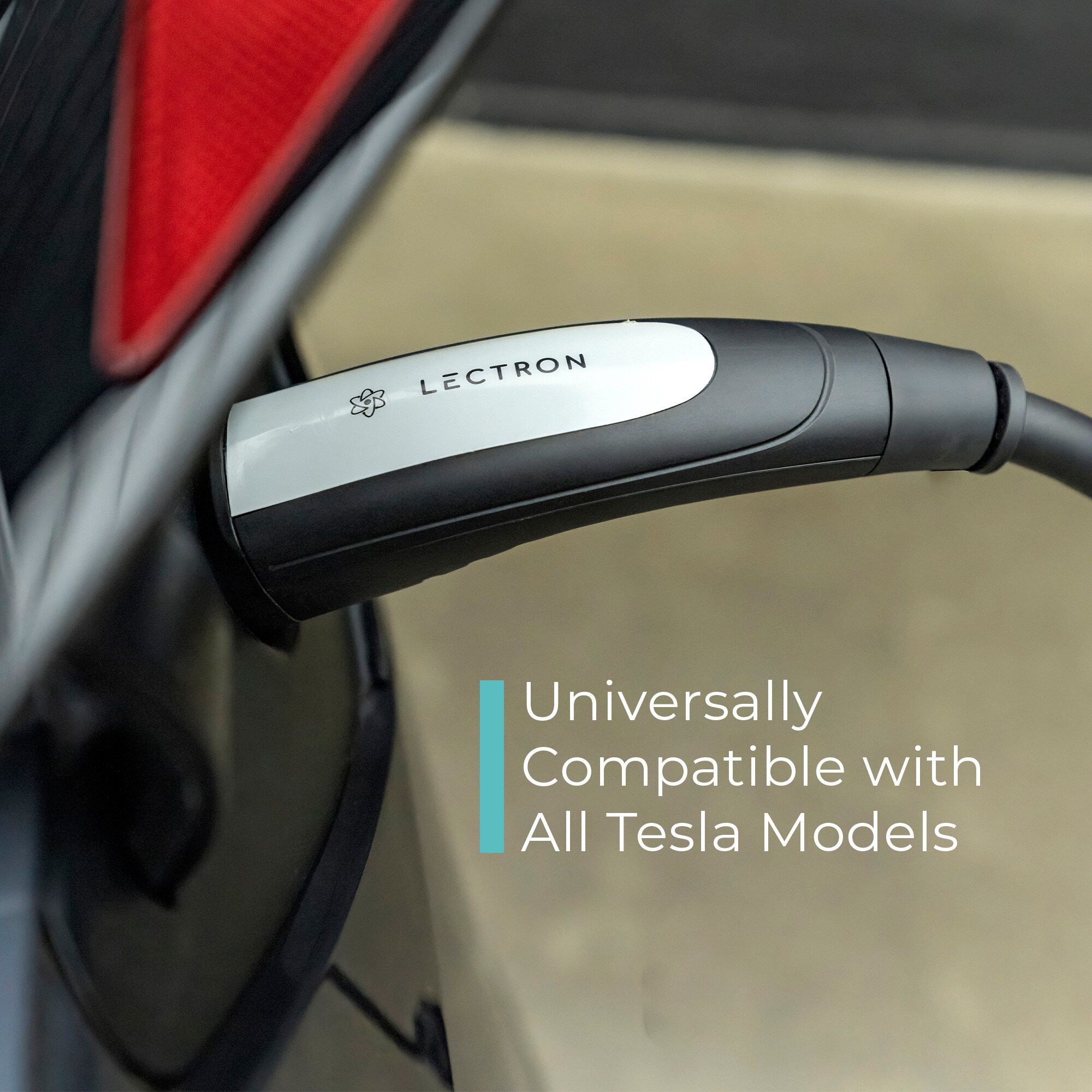 Cargador de Vehículos Eléctricos Lectron Tesla (NACS) V-Box Pro con Acceso a Aplicación Nivel 2 Toma NEMA 14-50p Estación de Carga para Vehículos Eléctricos- Hasta 48 Amperios/ 240 Voltios con Cable de 16 pies 4895230324066