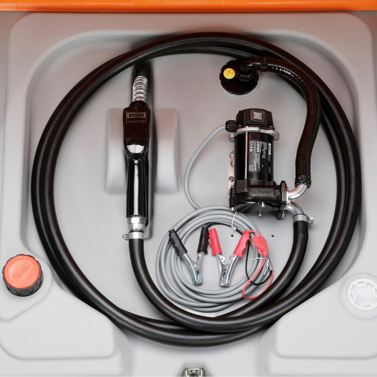 Bidón de plástico para diesel de 116 galones